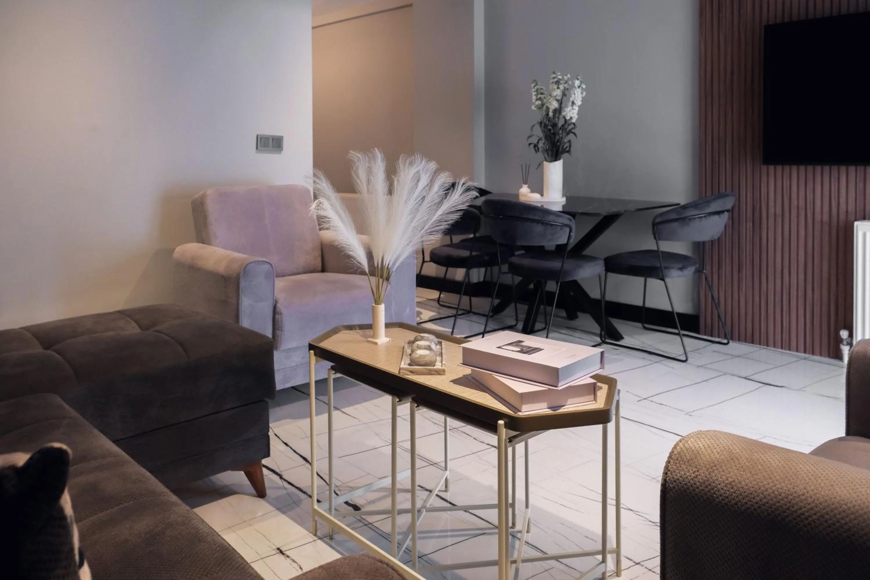 Living room in No25 Suites Nisantasi