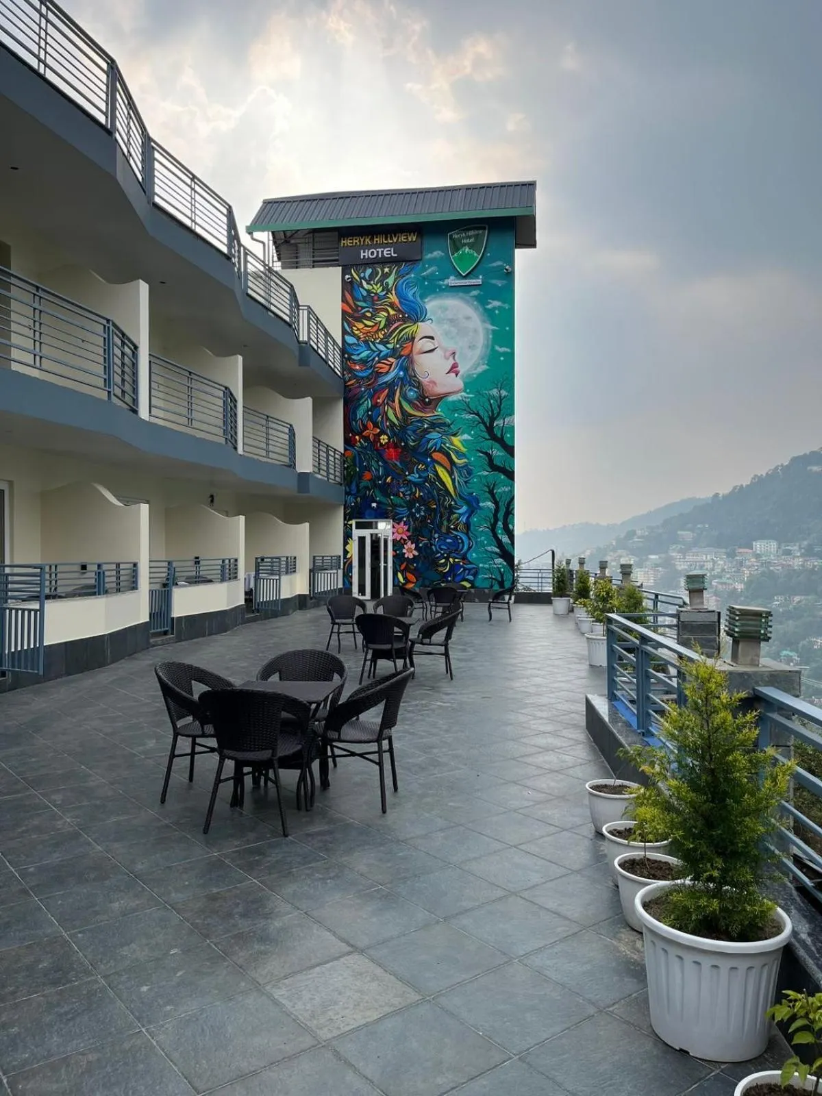 Property building in Heryk Hillview Hotel