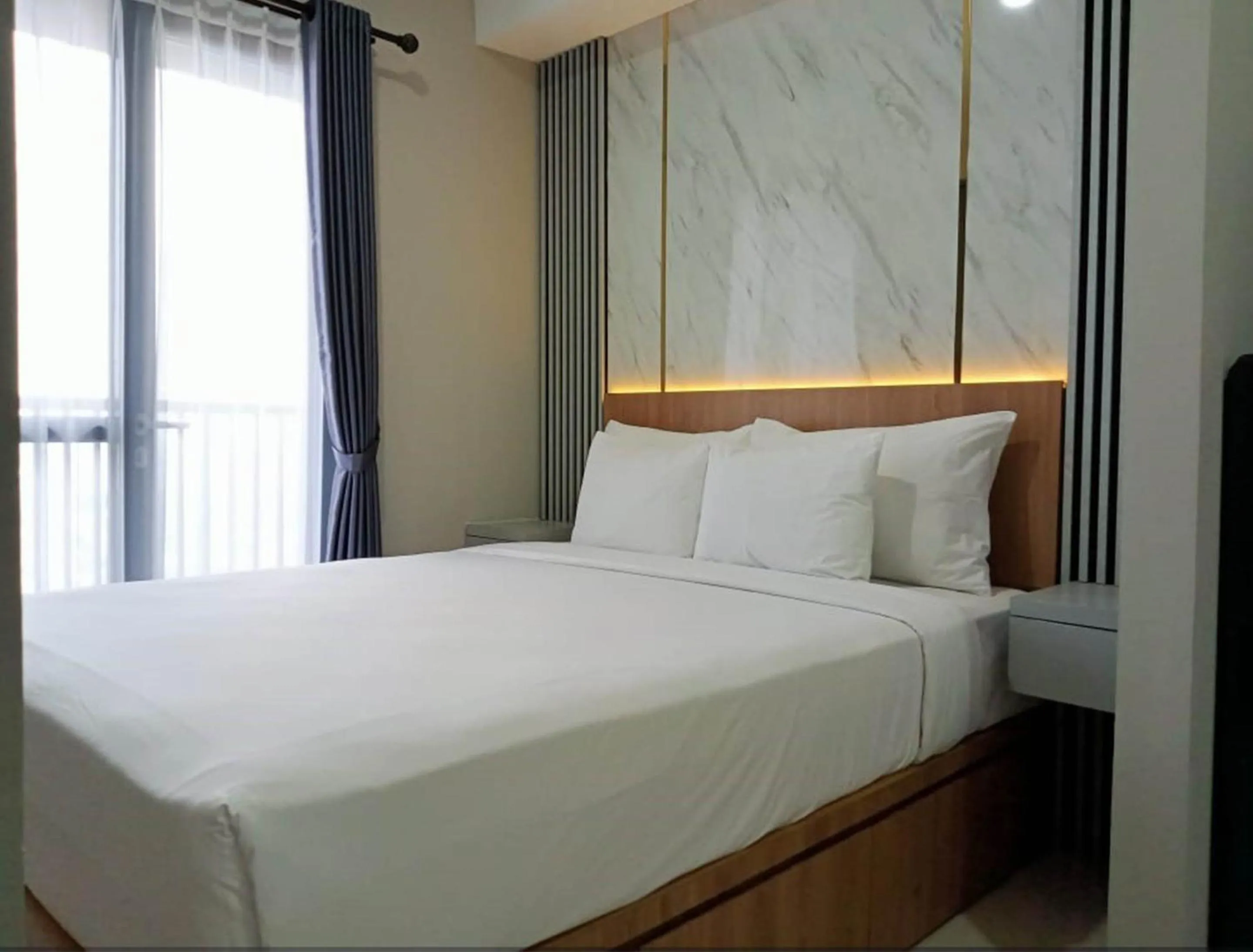 Bed in The Cozy Rooms at The Ayoma Residence, BSD Serpong
