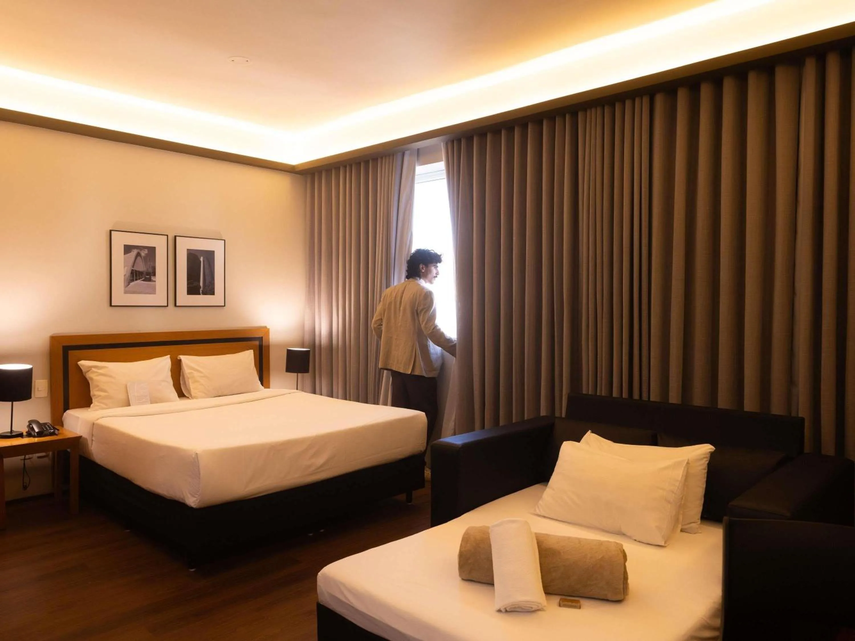 Bedroom, Bed in Mercure Belo Horizonte Savassi