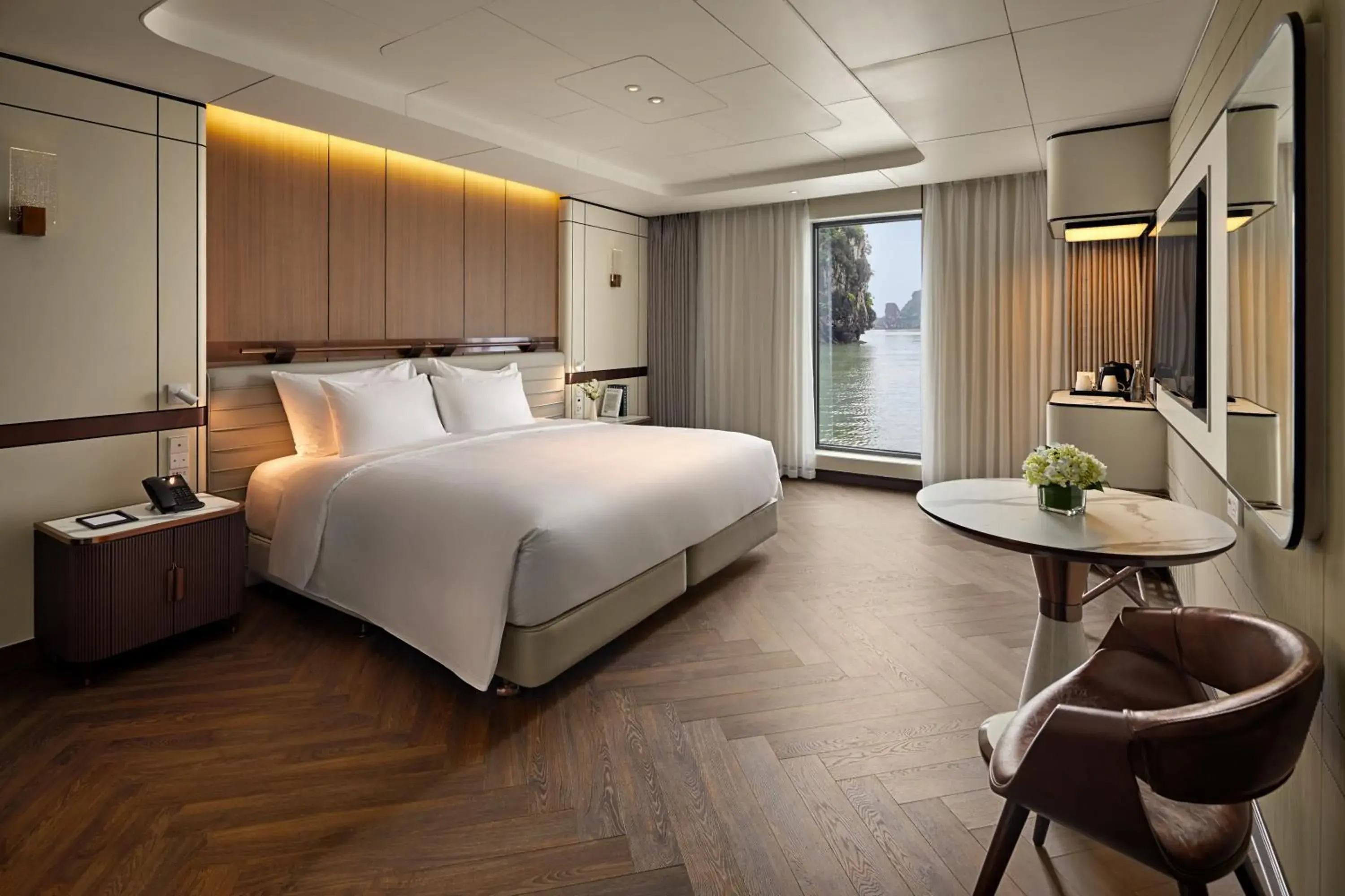 Bed in Grand Pioneers Halong Bay Cruise 2 Bed in Grand Pioneers Halong Bay Cruise 2