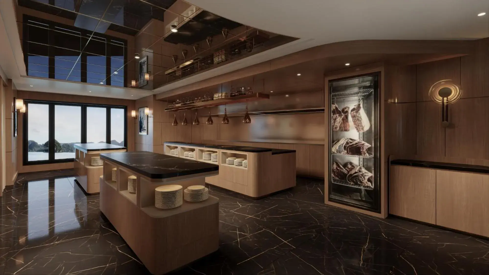 Restaurant/places to eat in Grand Pioneers Halong Bay Cruise 2 Restaurant/places to eat in Grand Pioneers Halong Bay Cruise 2