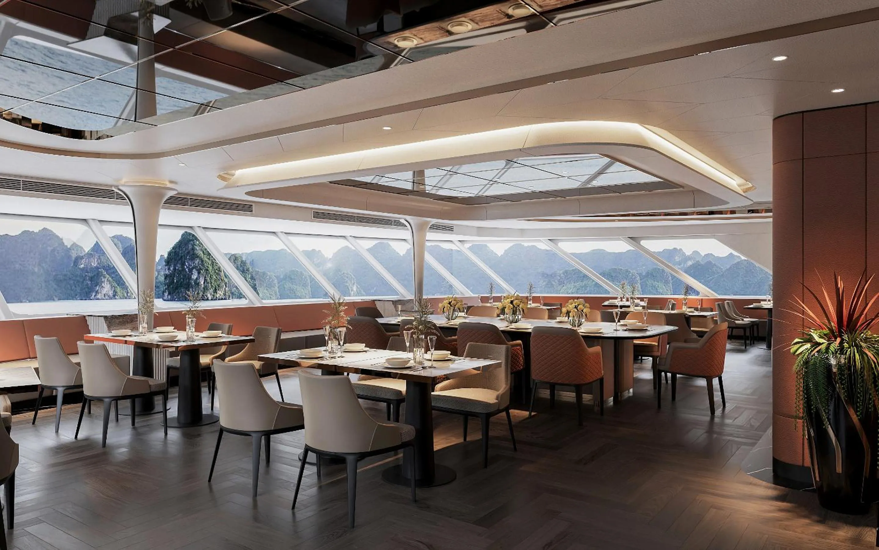 Restaurant/places to eat in Grand Pioneers Halong Bay Cruise 2