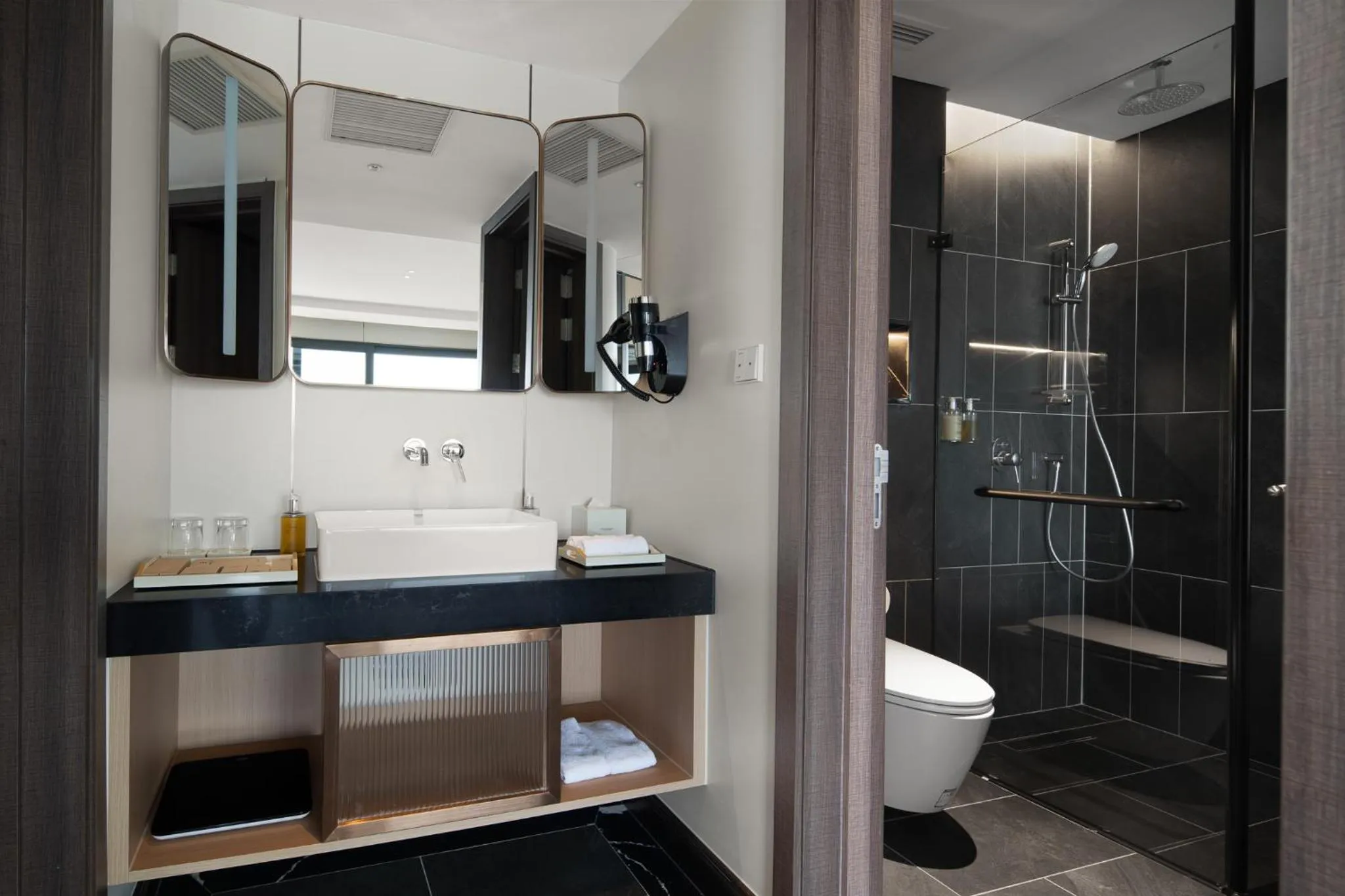 Shower in Grand Pioneers Halong Bay Cruise 2