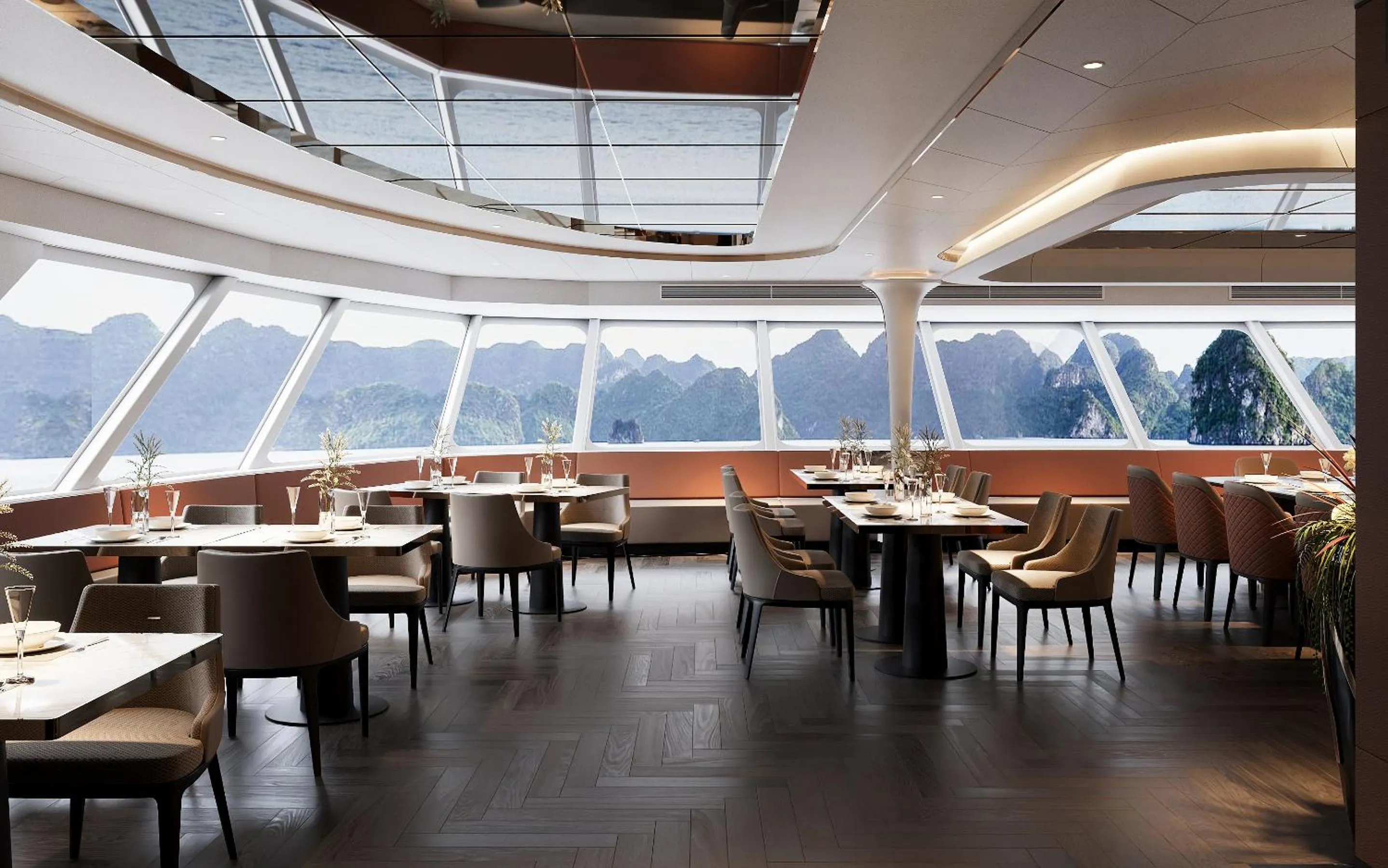 Restaurant/places to eat in Grand Pioneers Halong Bay Cruise 2