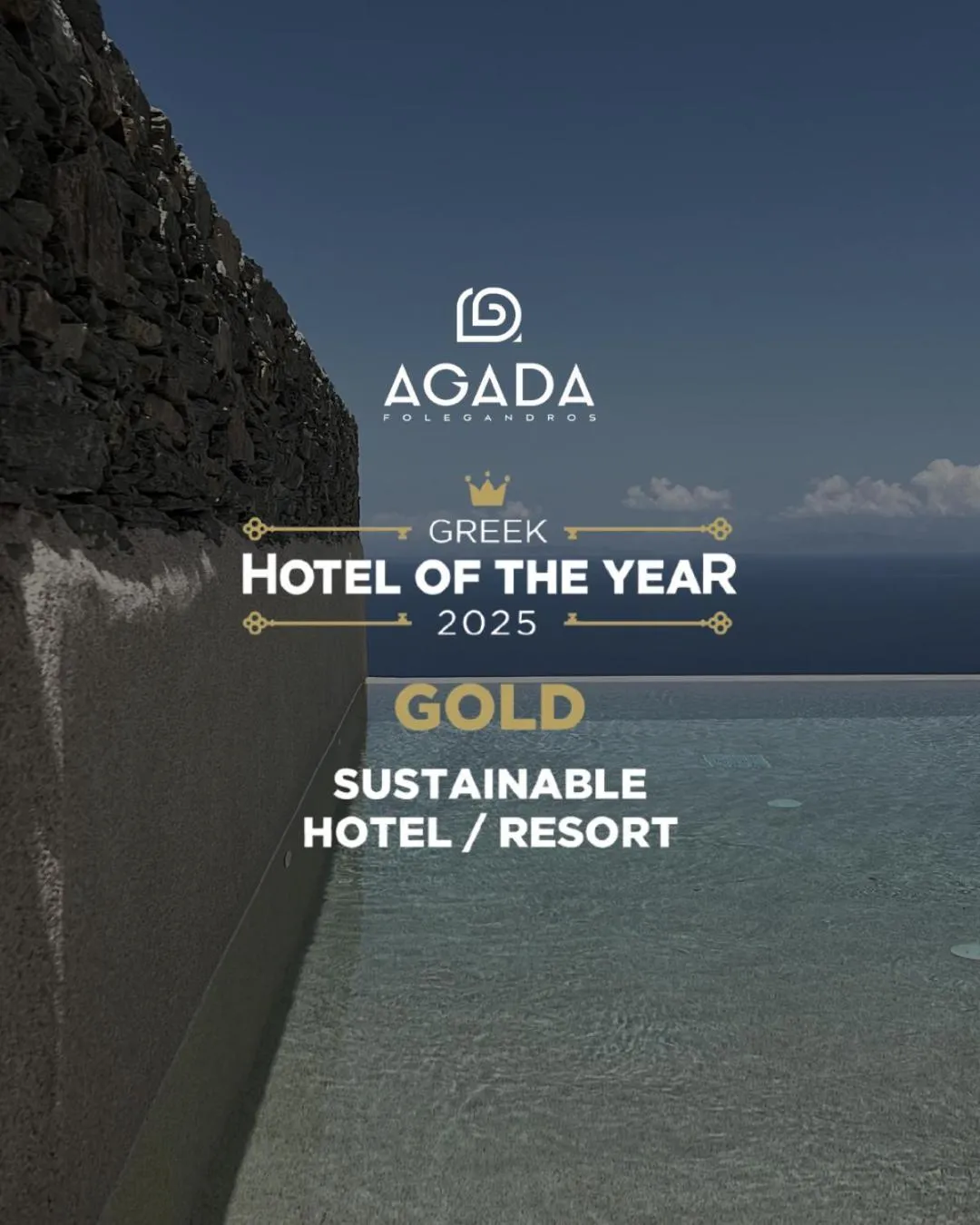 Certificate/Award in AGADA Folegandros Suites & Villas Adults Only