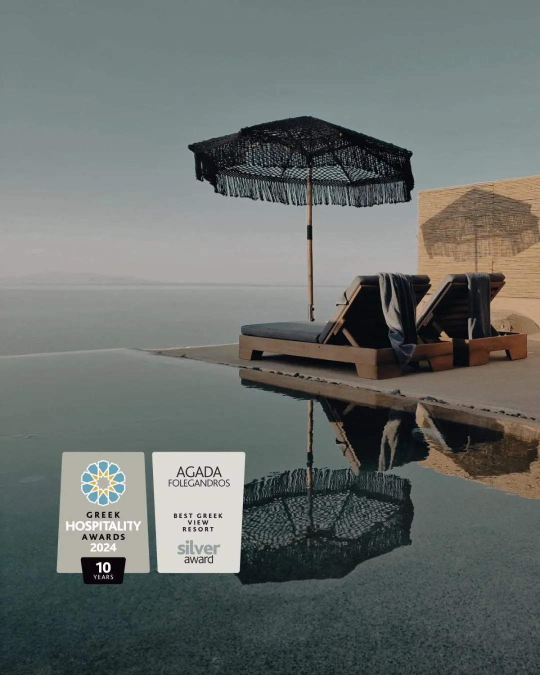 Certificate/Award in AGADA Folegandros Suites & Villas Adults Only