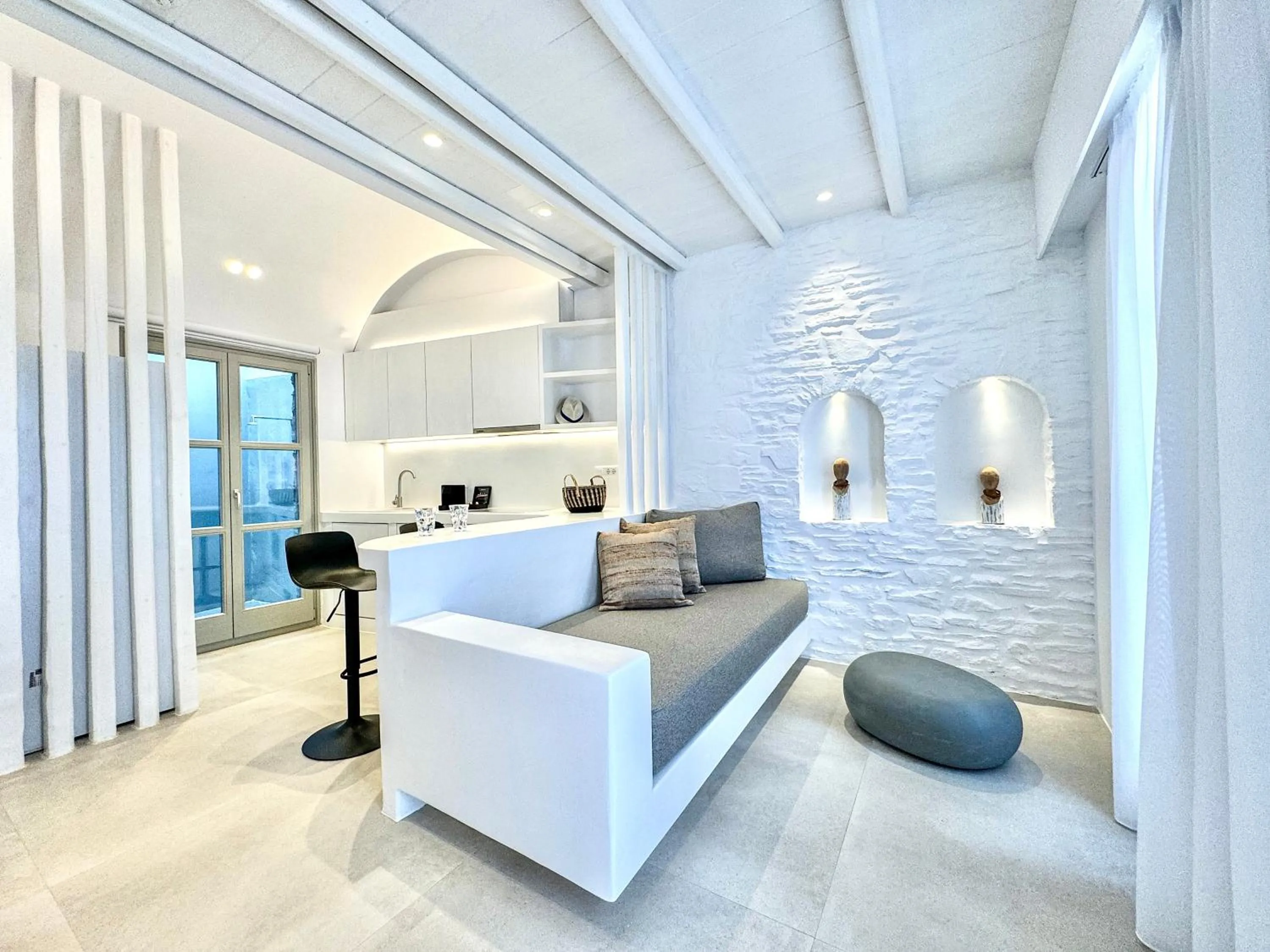 Living room in AGADA Folegandros Suites & Villas Adults Only