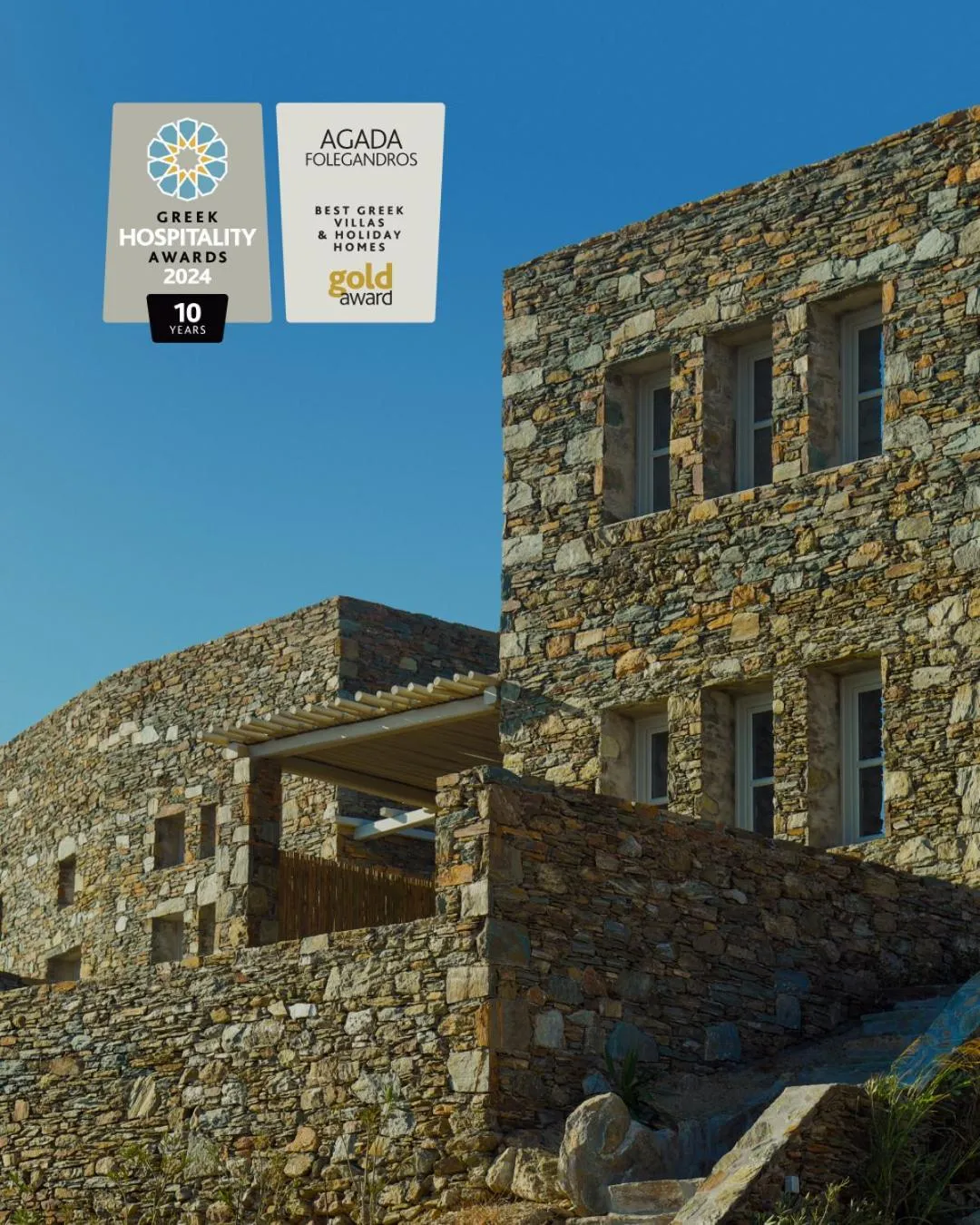 Certificate/Award in AGADA Folegandros Suites & Villas Adults Only