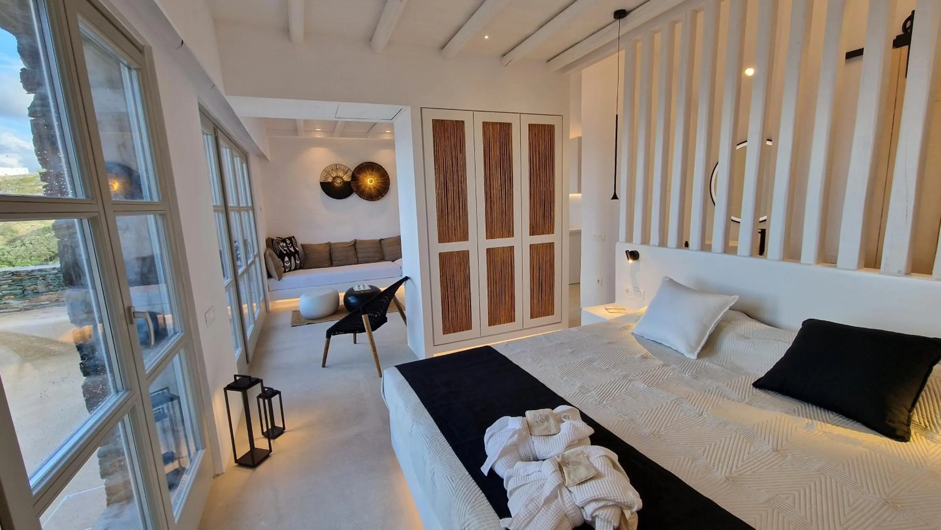 Photo of the whole room, Bed in AGADA Folegandros Suites & Villas Adults Only