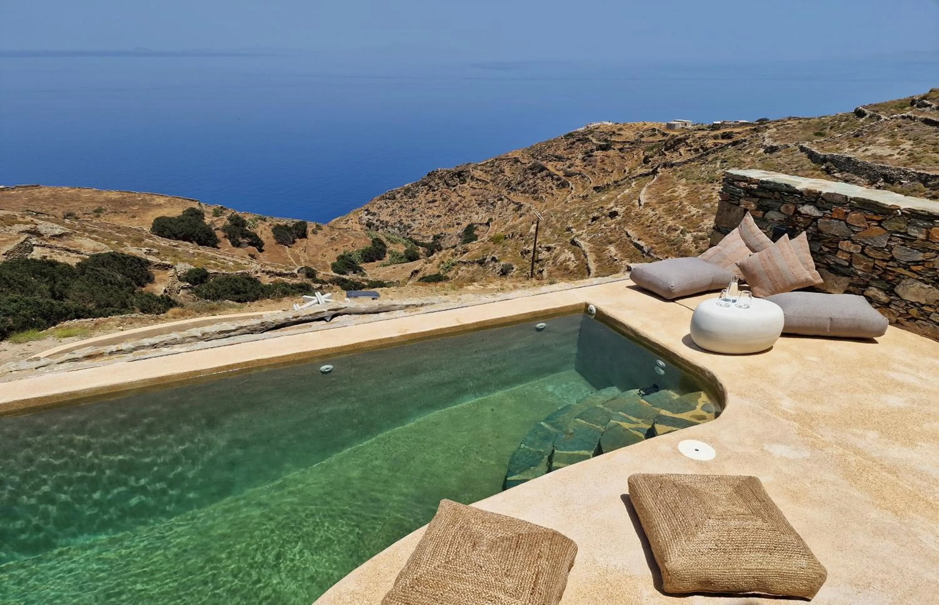 Swimming pool in AGADA Folegandros Suites & Villas Adults Only