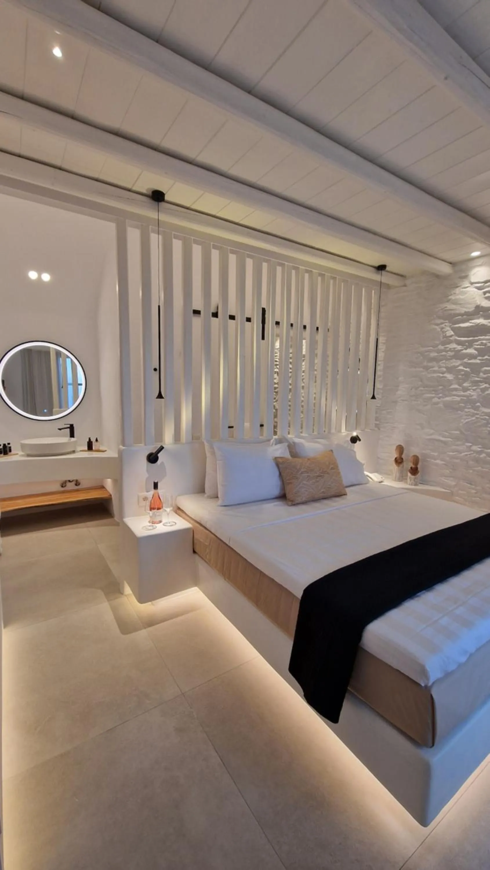Bedroom in AGADA Folegandros Suites & Villas Adults Only