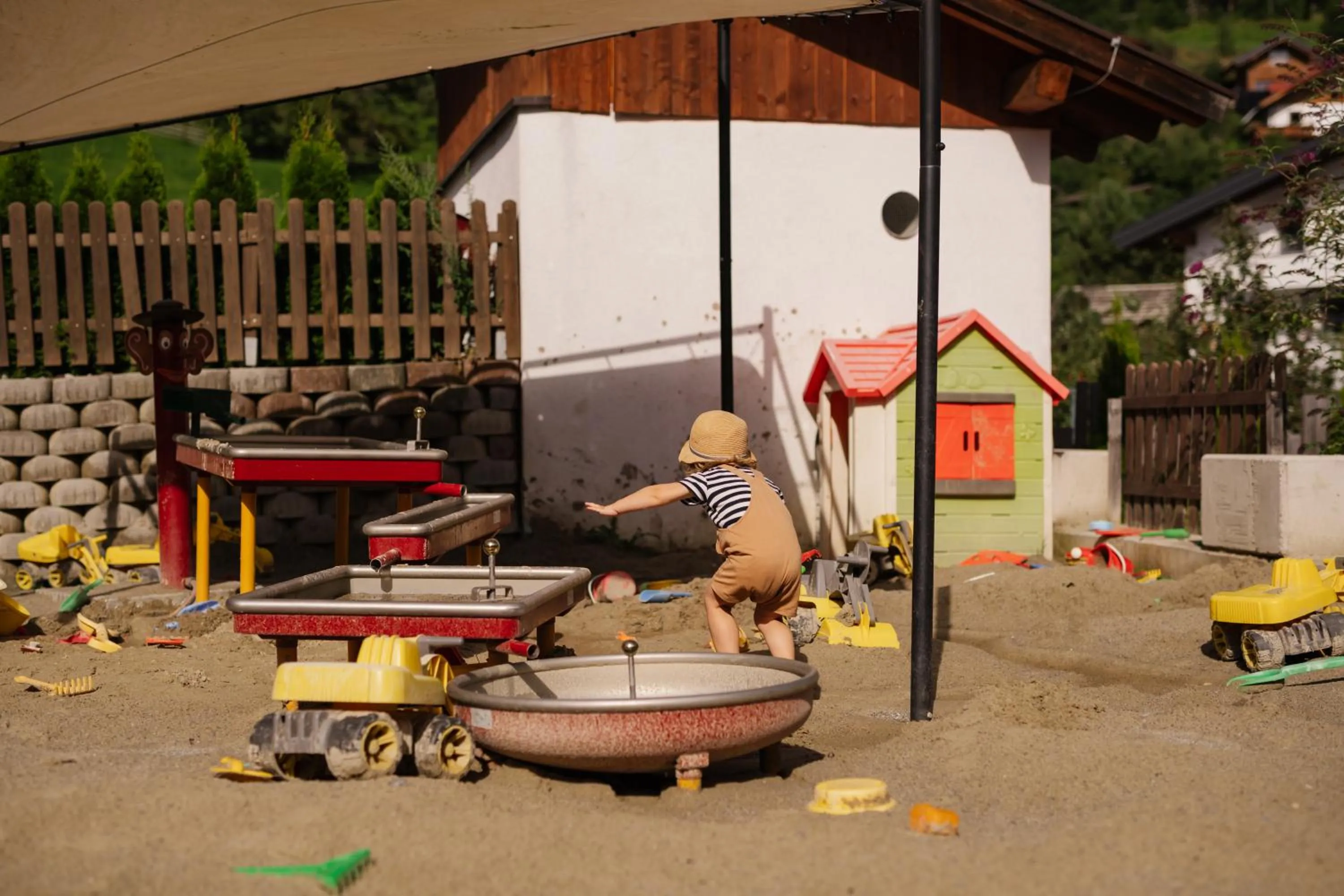 Children play ground in Kinderhotel Laderhof