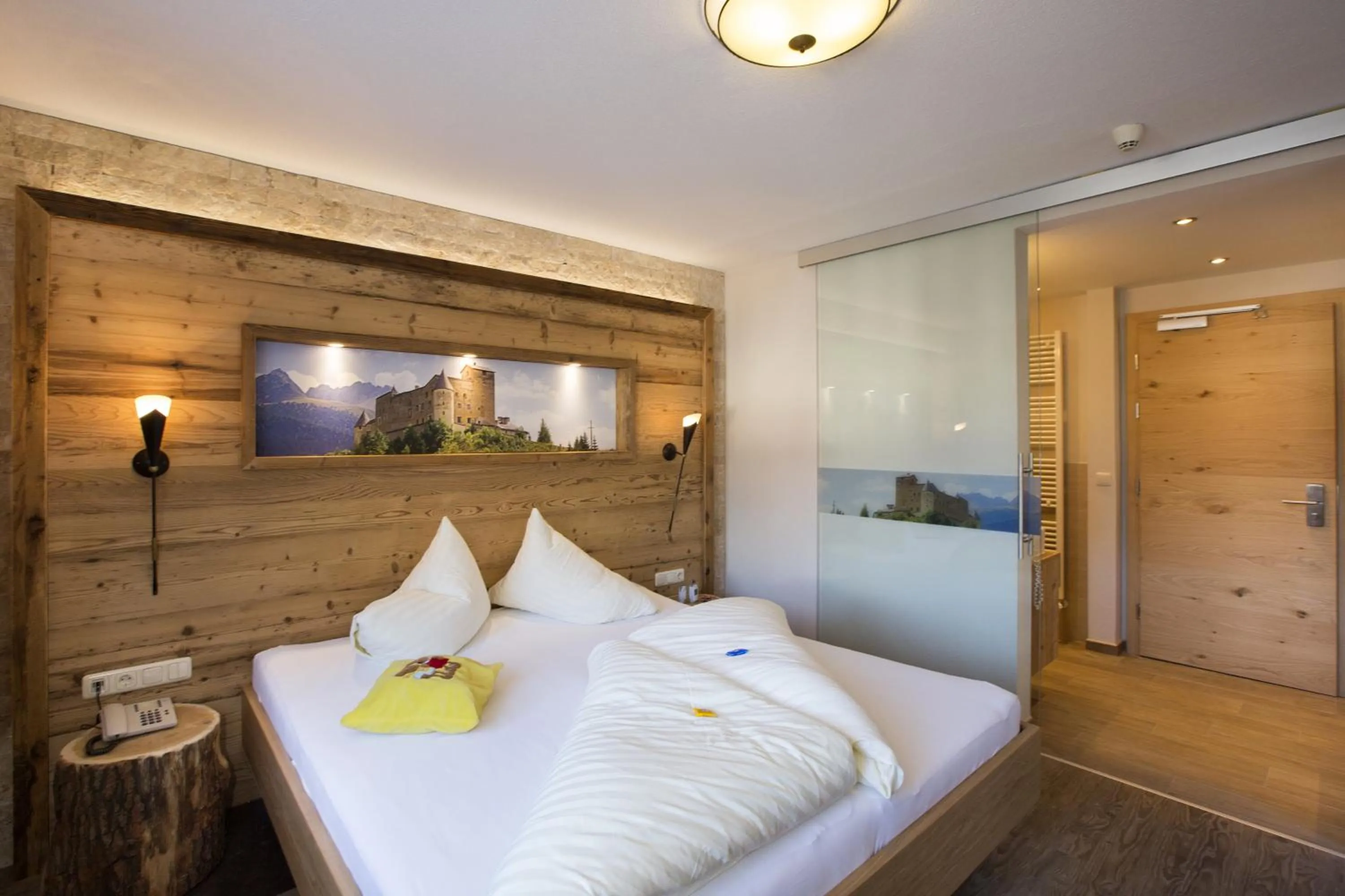 Bedroom, Bed in Kinderhotel Laderhof