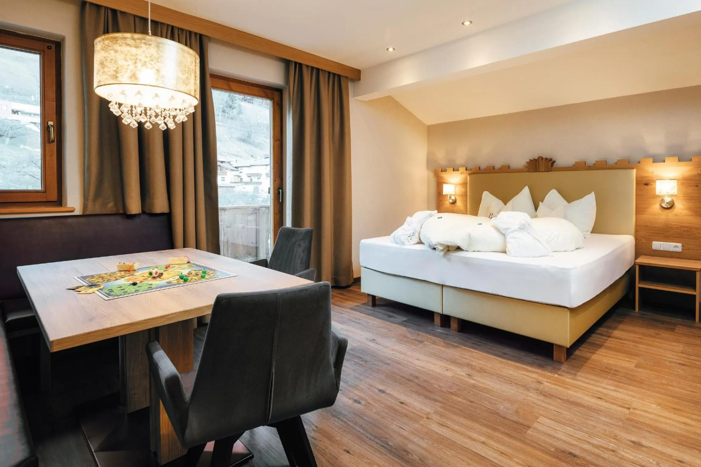 Bed in Kinderhotel Laderhof