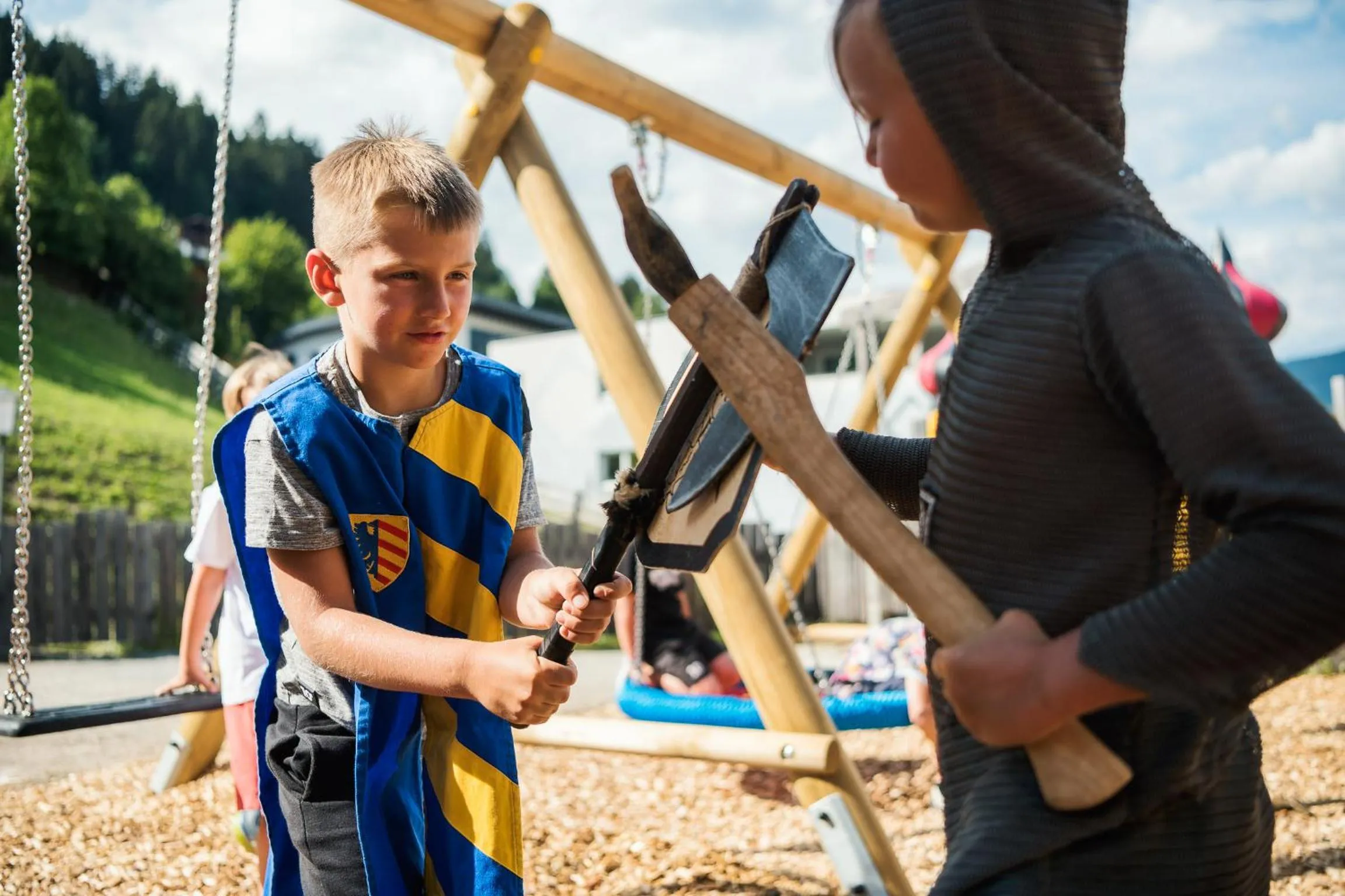Children play ground in Kinderhotel Laderhof