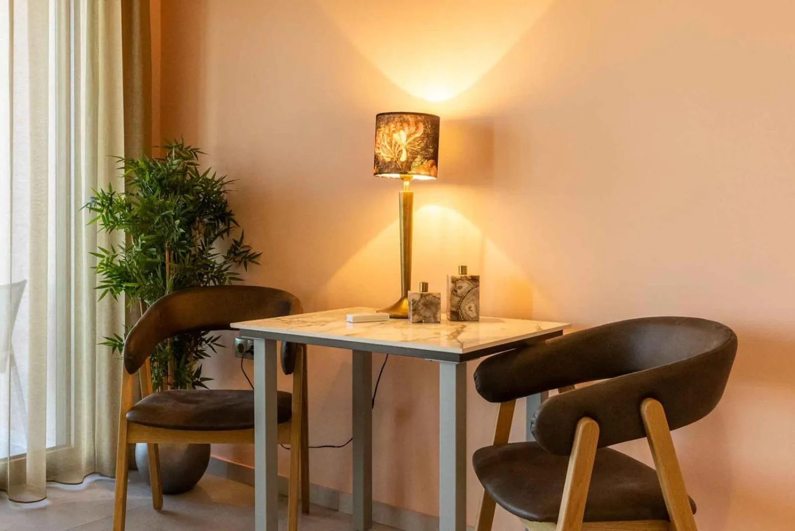 Seating area in La Rêve Luxury Apartments with Private Jacuzzi