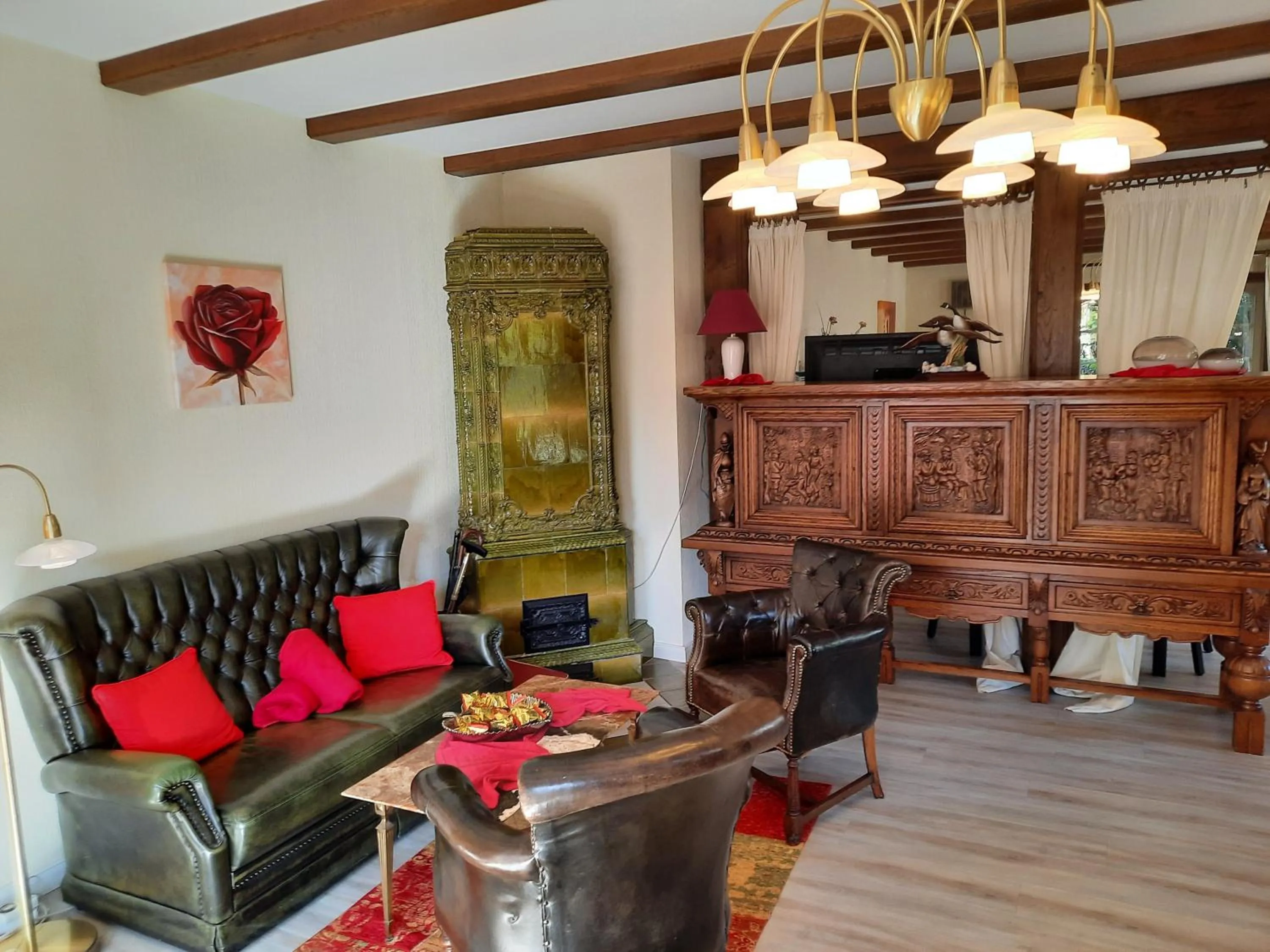 Seating area in Landhaus Zum Heidewanderer mit THERMEplus