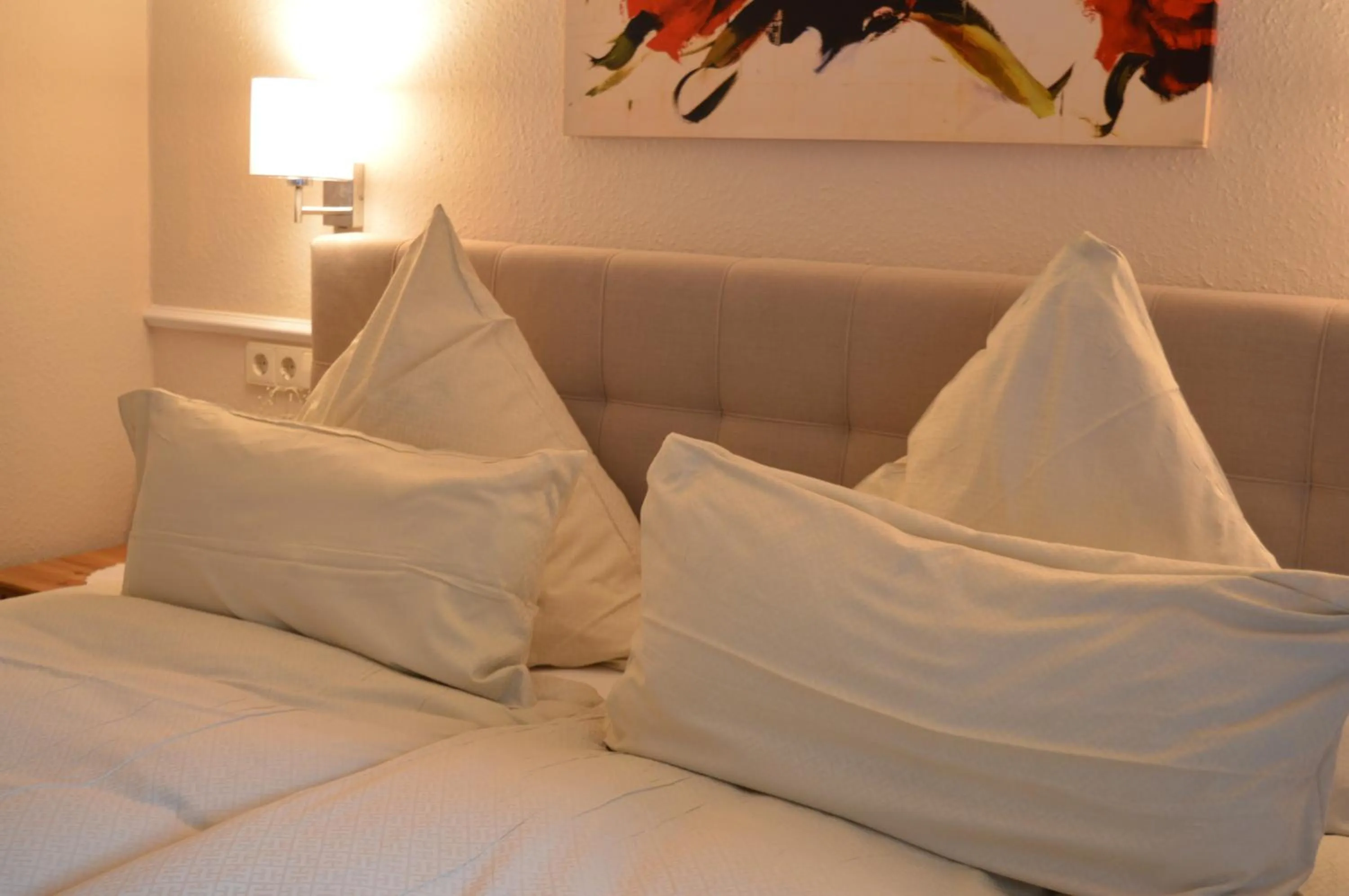 Bed in Landhaus Zum Heidewanderer mit THERMEplus