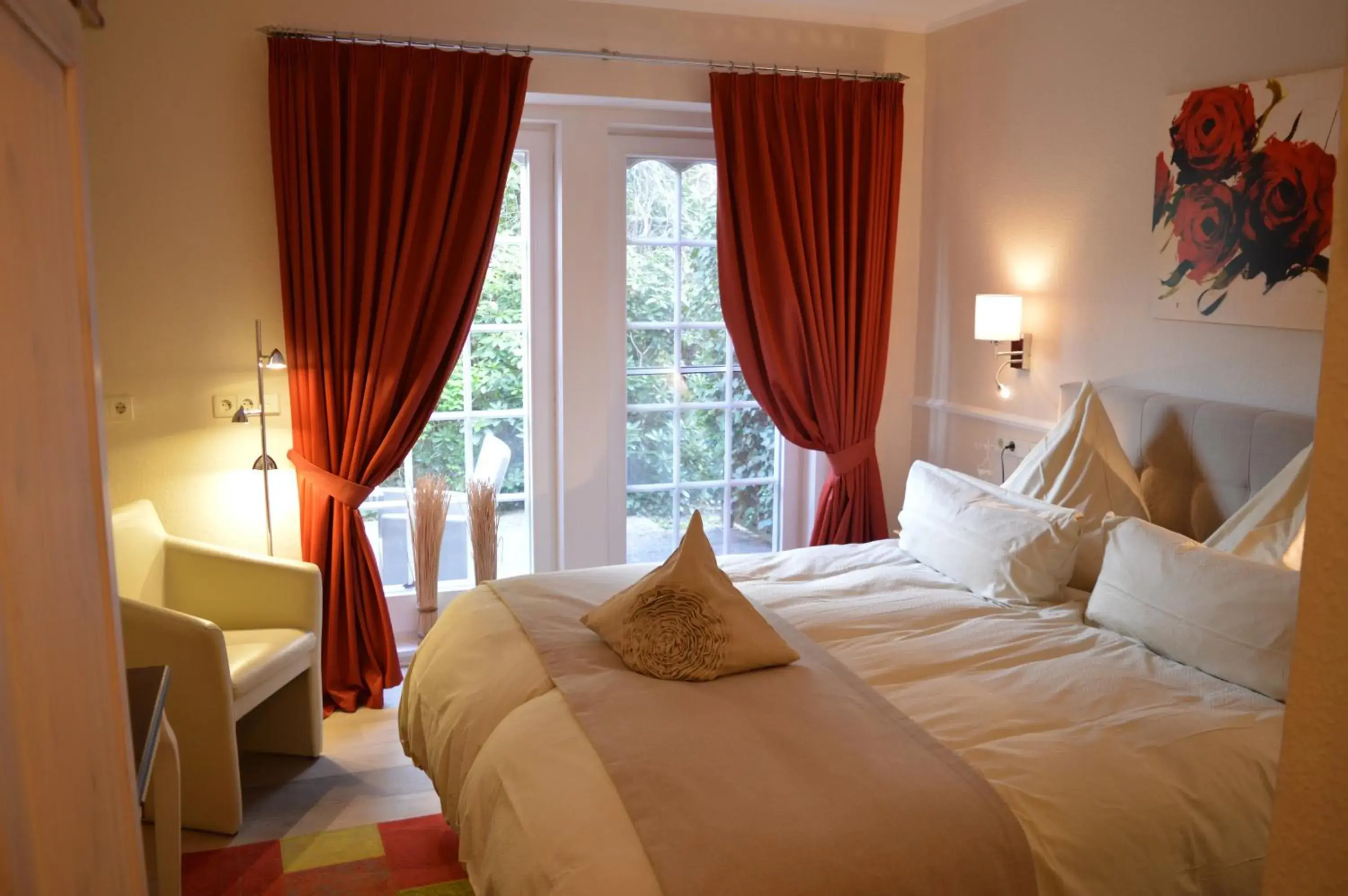 Deluxe Double Room with Terrace in Landhaus Zum Heidewanderer mit THERMEplus Deluxe Double Room with Terrace in Landhaus Zum Heidewanderer mit THERMEplus