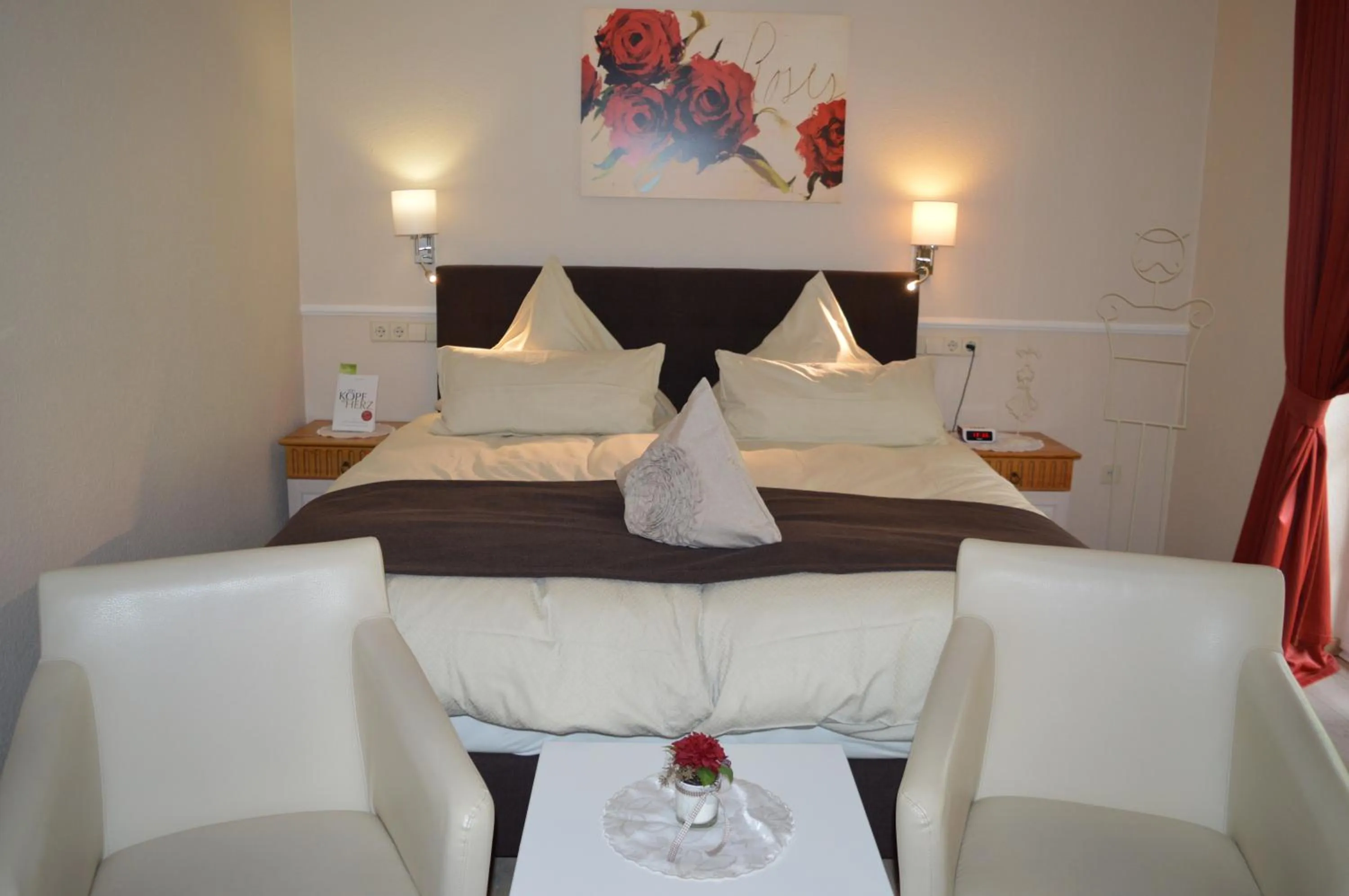 Bed in Landhaus Zum Heidewanderer mit THERMEplus