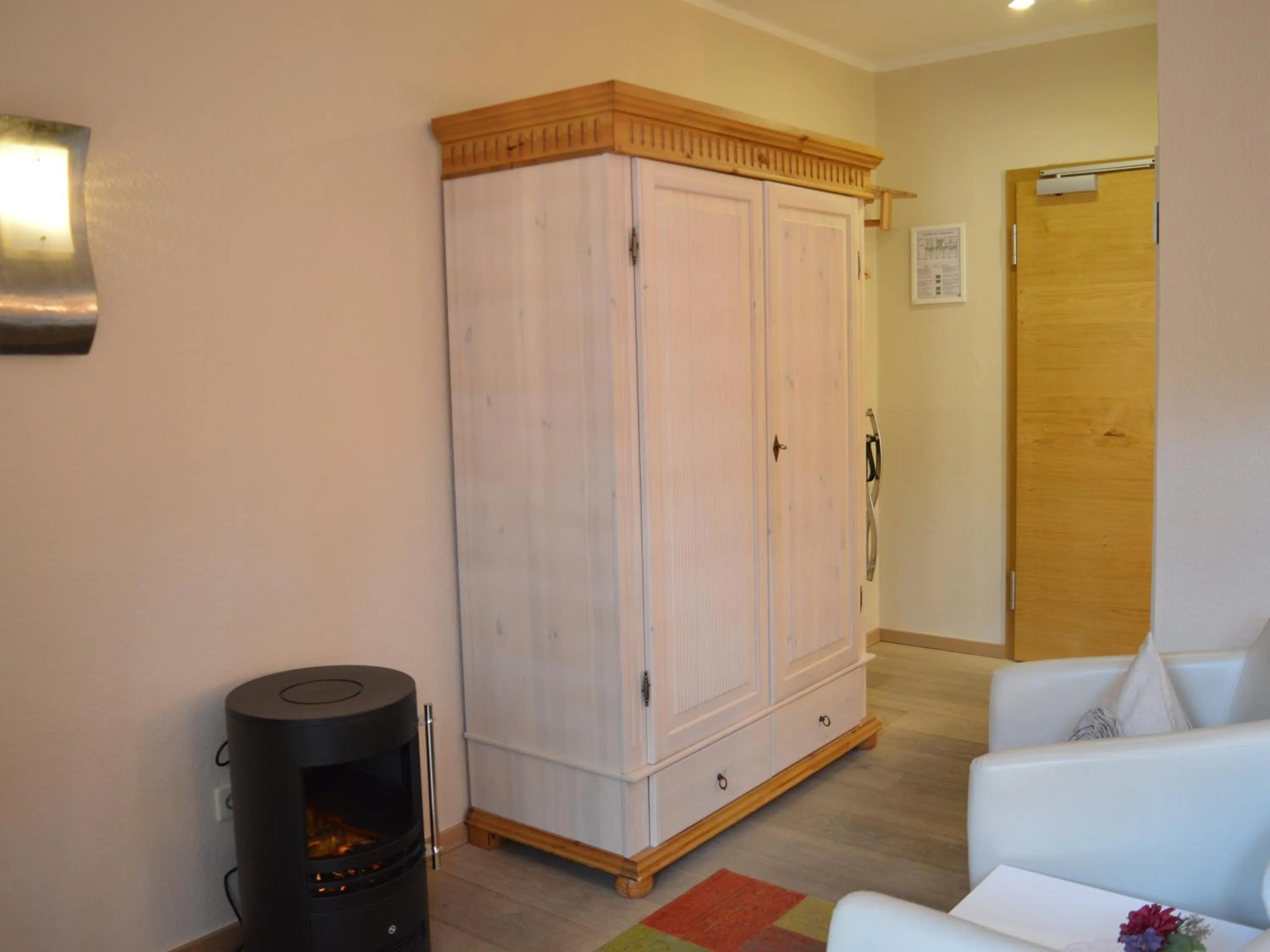 fireplace in Landhaus Zum Heidewanderer mit THERMEplus