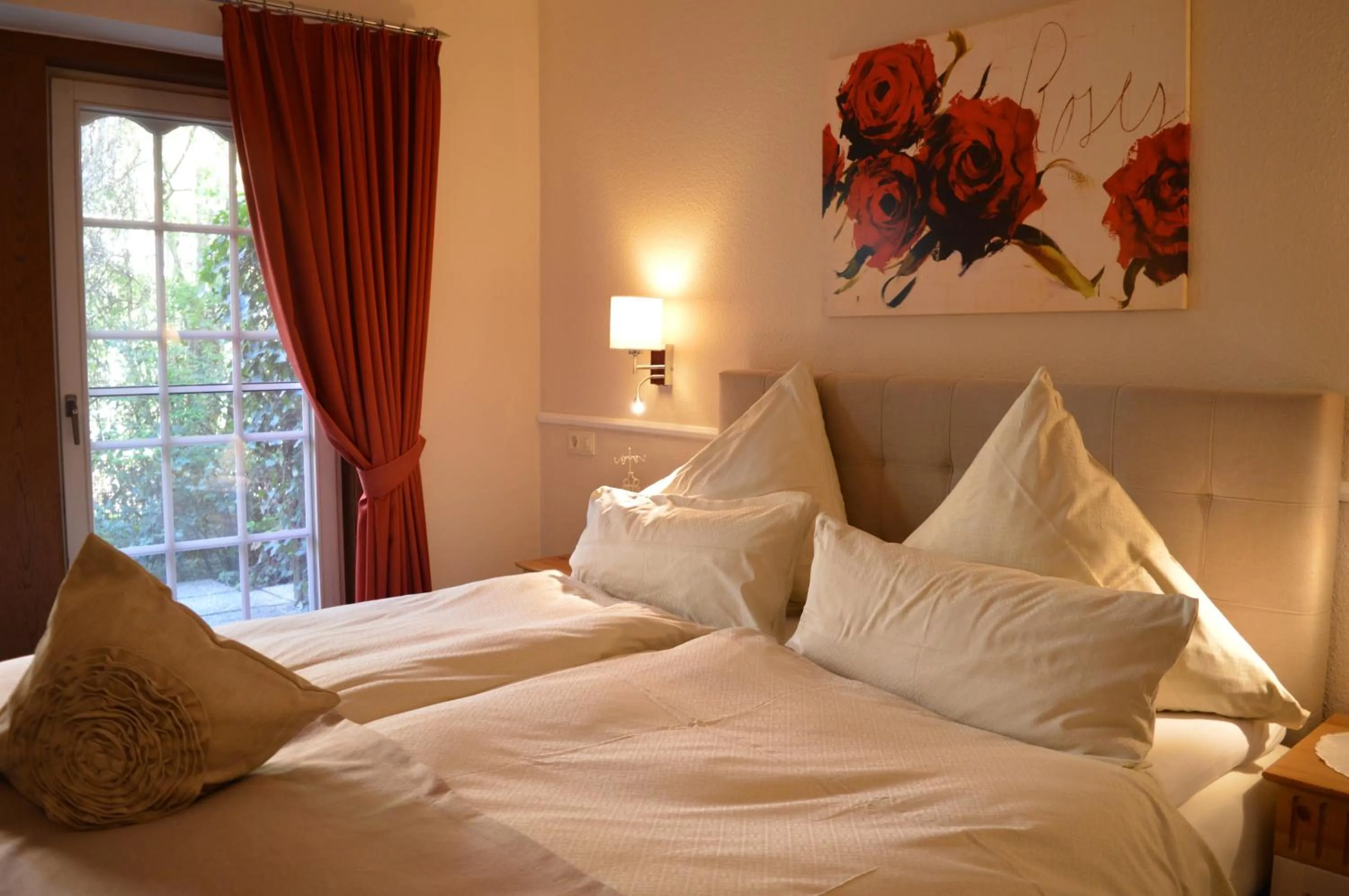 Bed in Landhaus Zum Heidewanderer mit THERMEplus