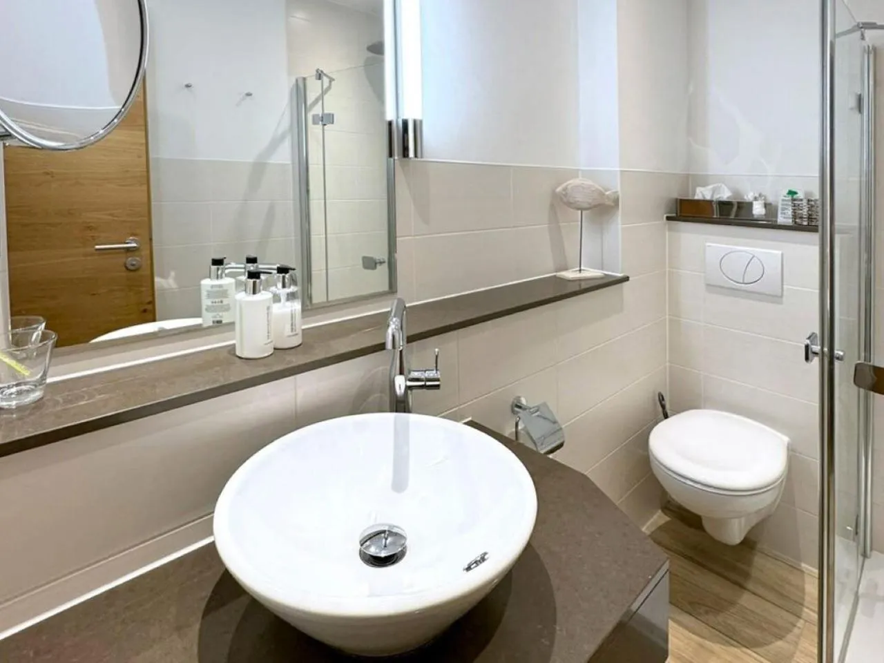 Bathroom in Landhaus Zum Heidewanderer mit THERMEplus