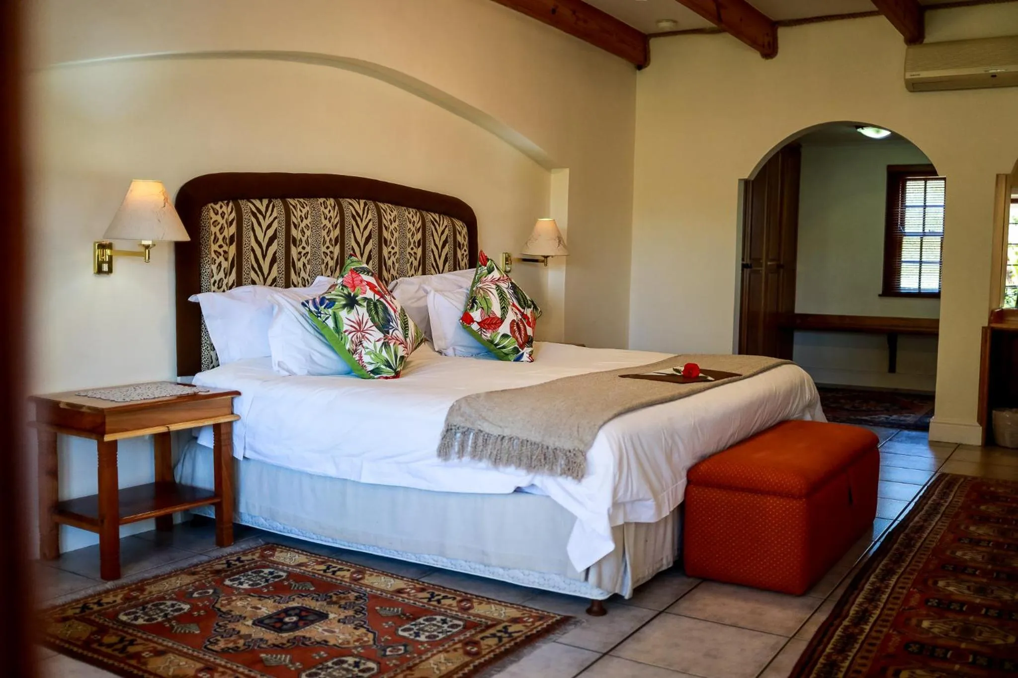 Bedroom, Bed in Altes Landhaus Country Lodge