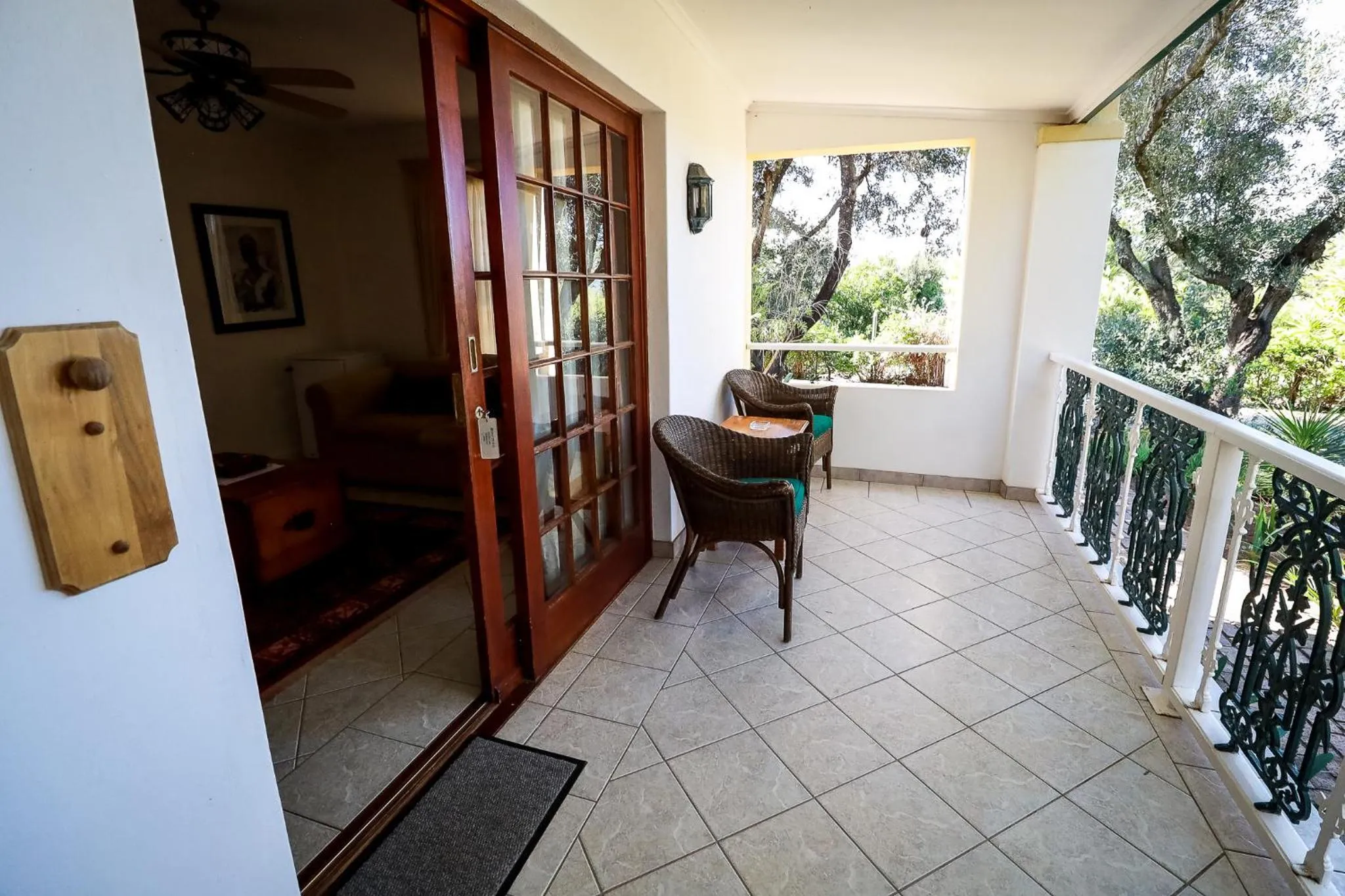 Patio in Altes Landhaus Country Lodge