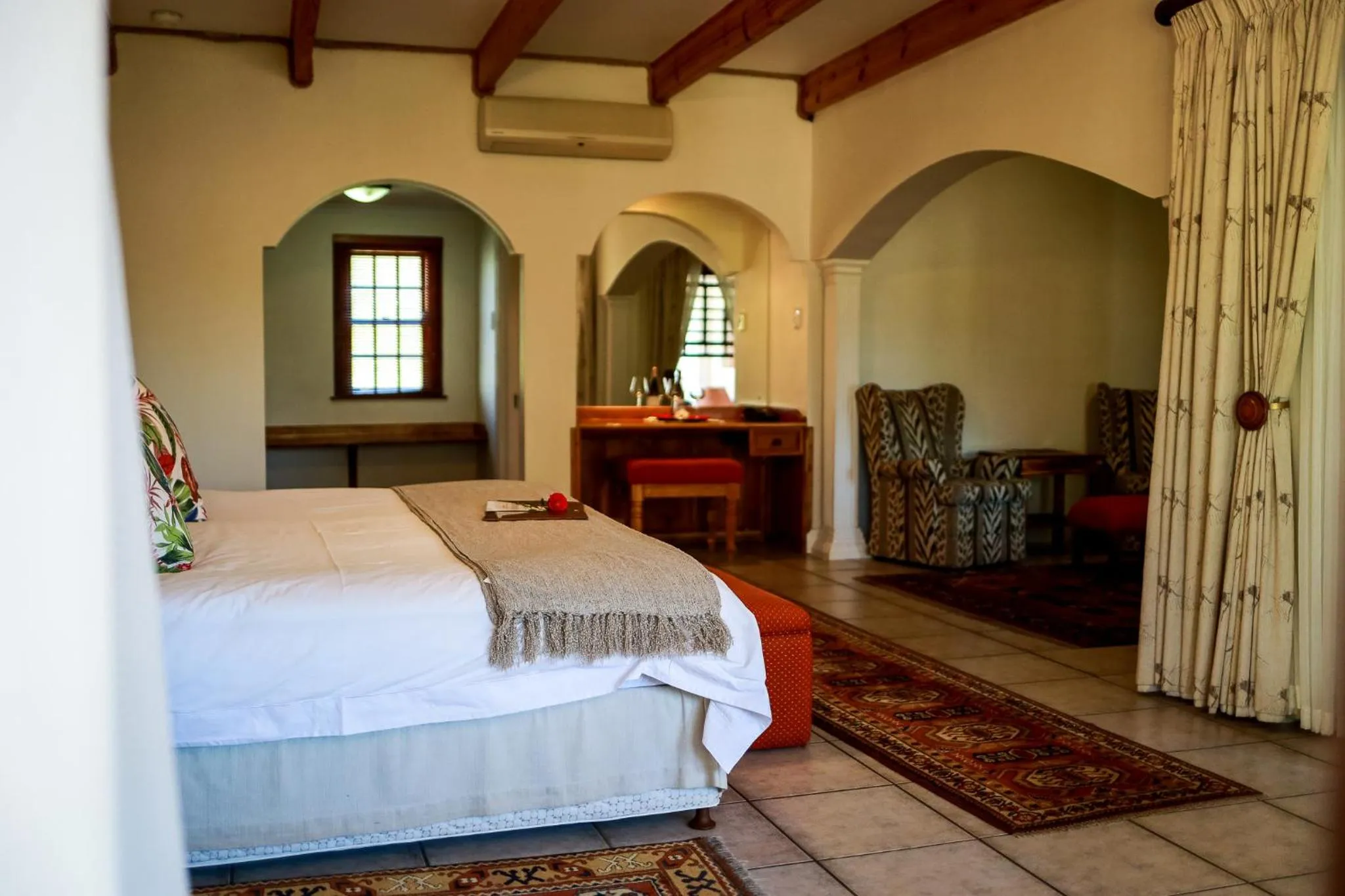 Bedroom, Bed in Altes Landhaus Country Lodge