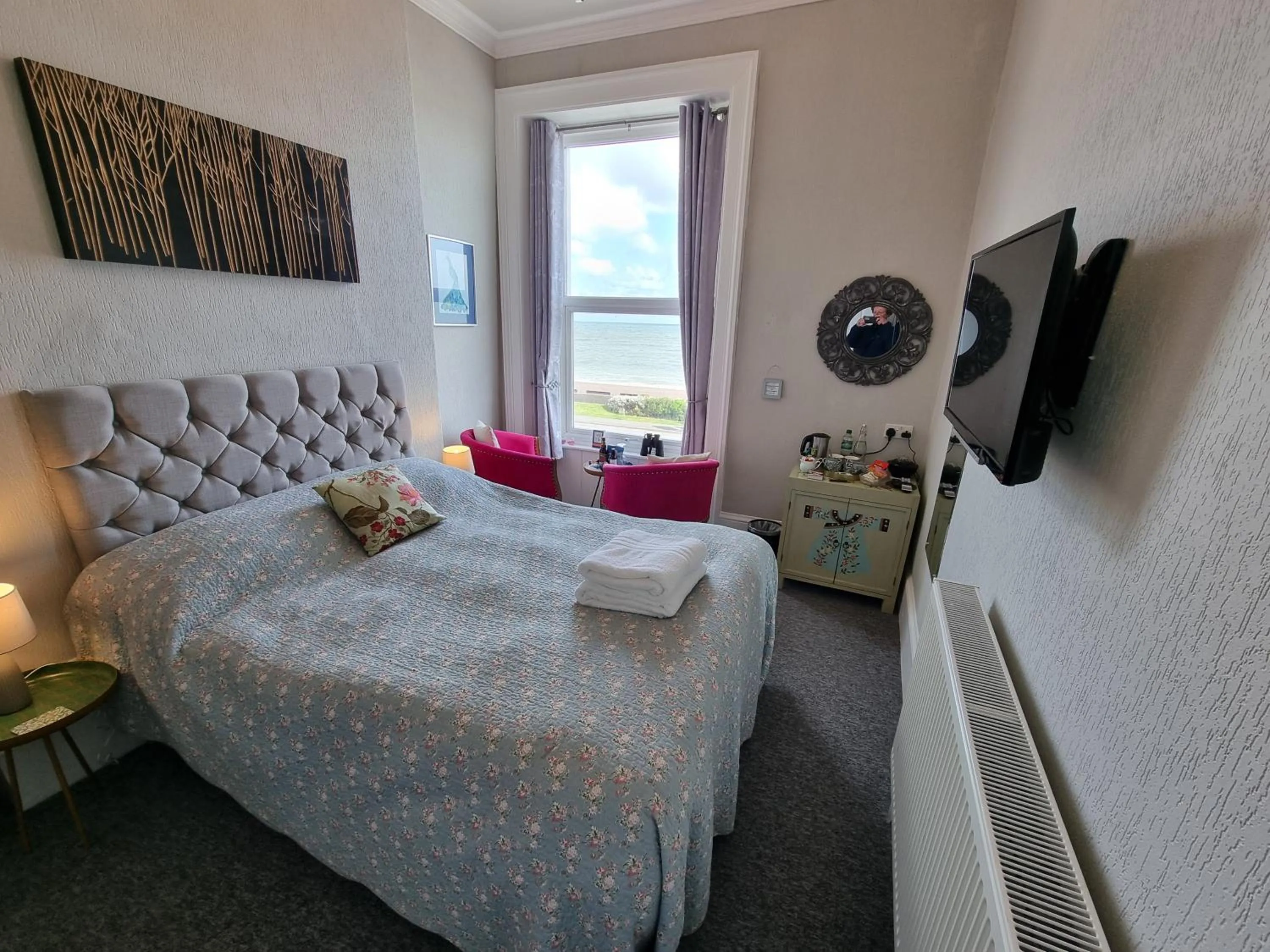 Bedroom, Bed in Glan Y Mor Hotel (Adult Only)