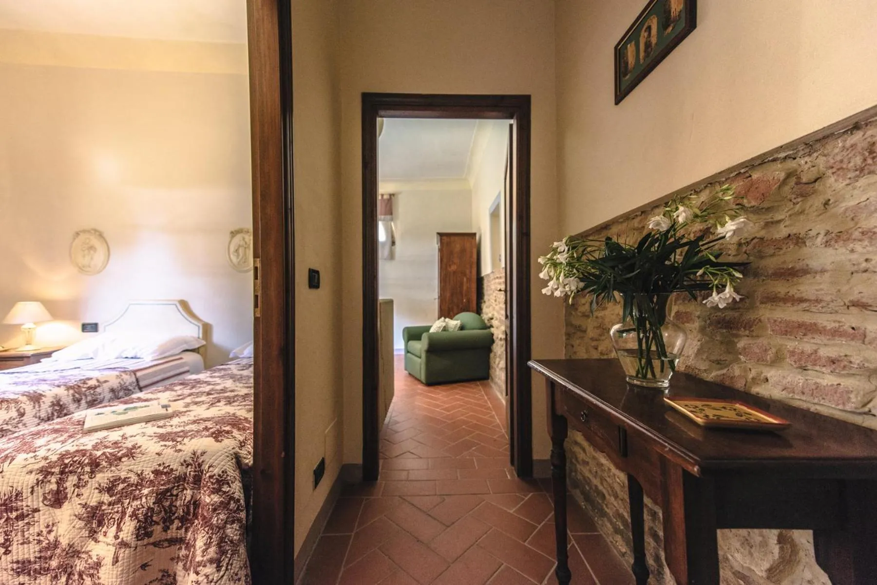 Bed in Tenuta Quarrata