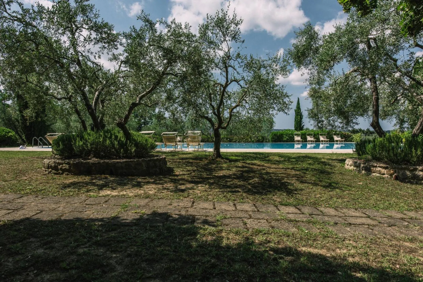 Swimming pool in Tenuta Quarrata