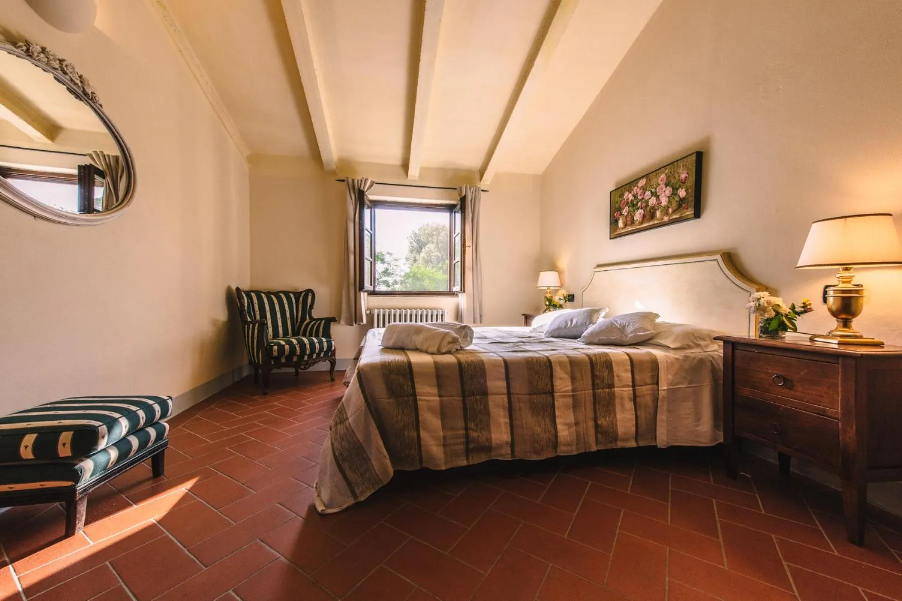 Bed in Tenuta Quarrata