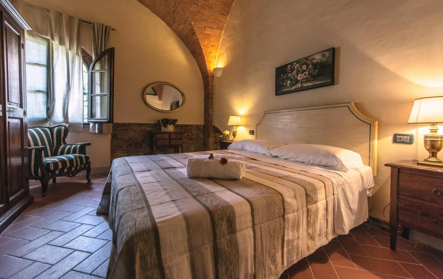 Bed in Tenuta Quarrata