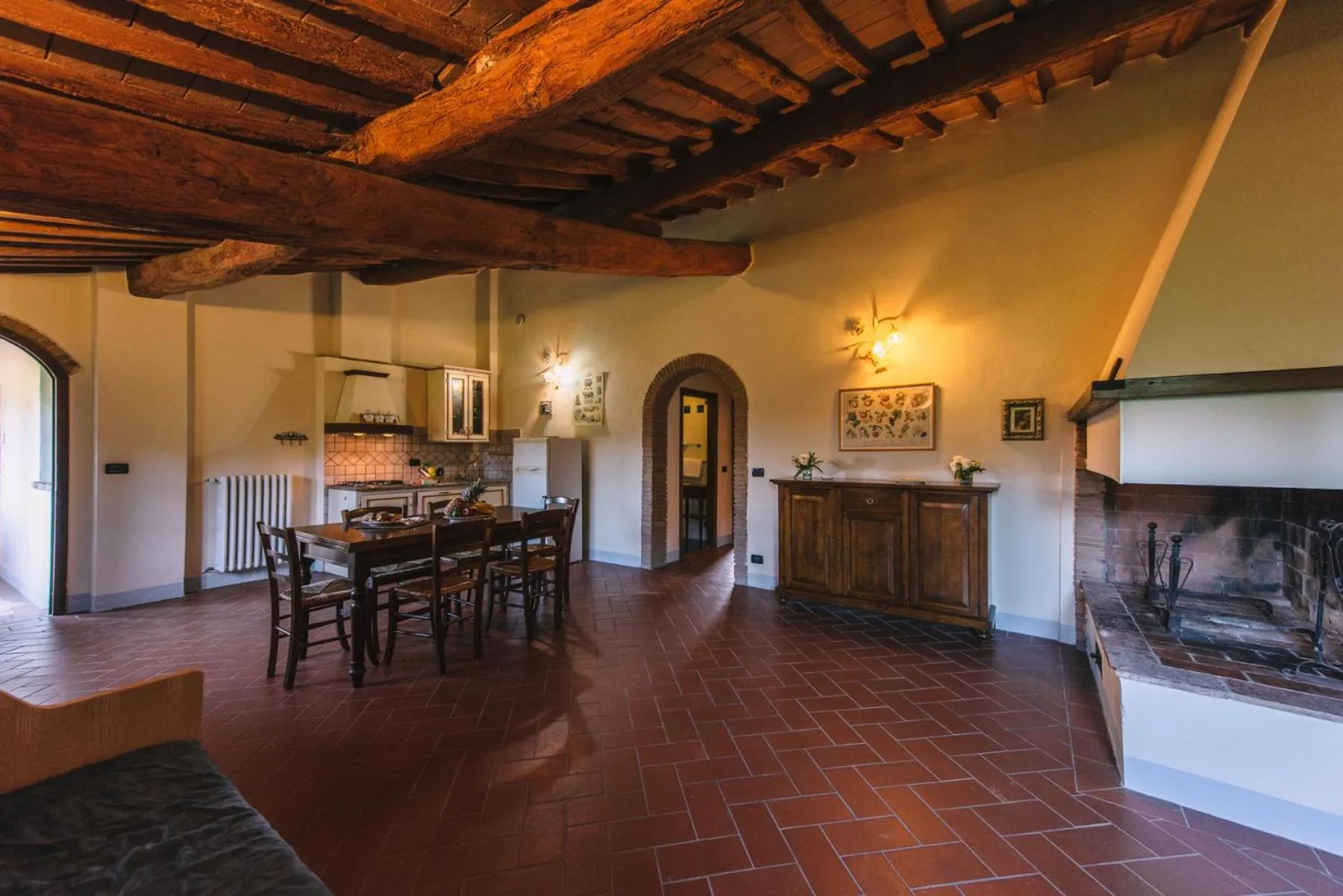 Living room in Tenuta Quarrata