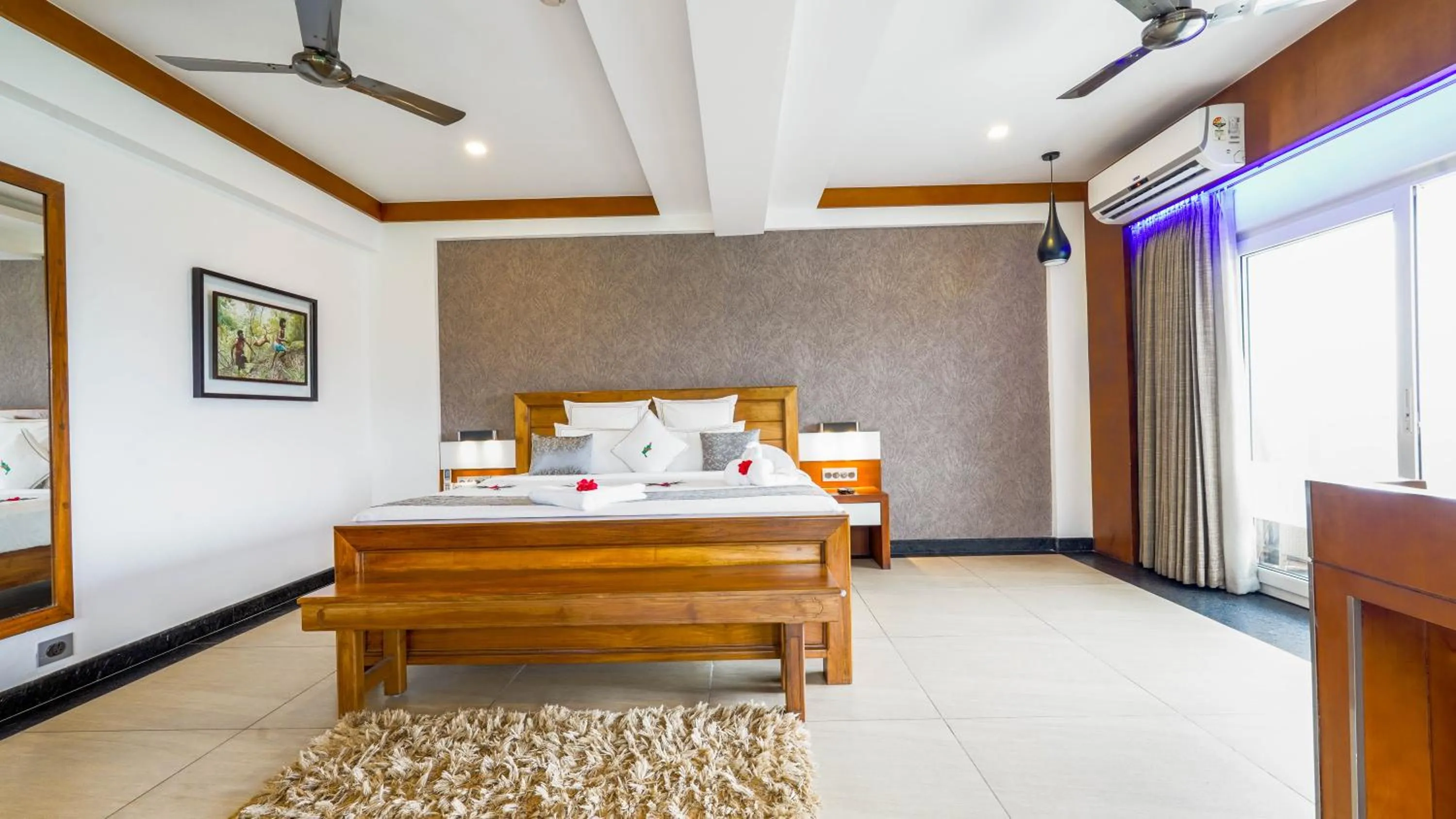 Bed in Chandys Windy Woods Munnar