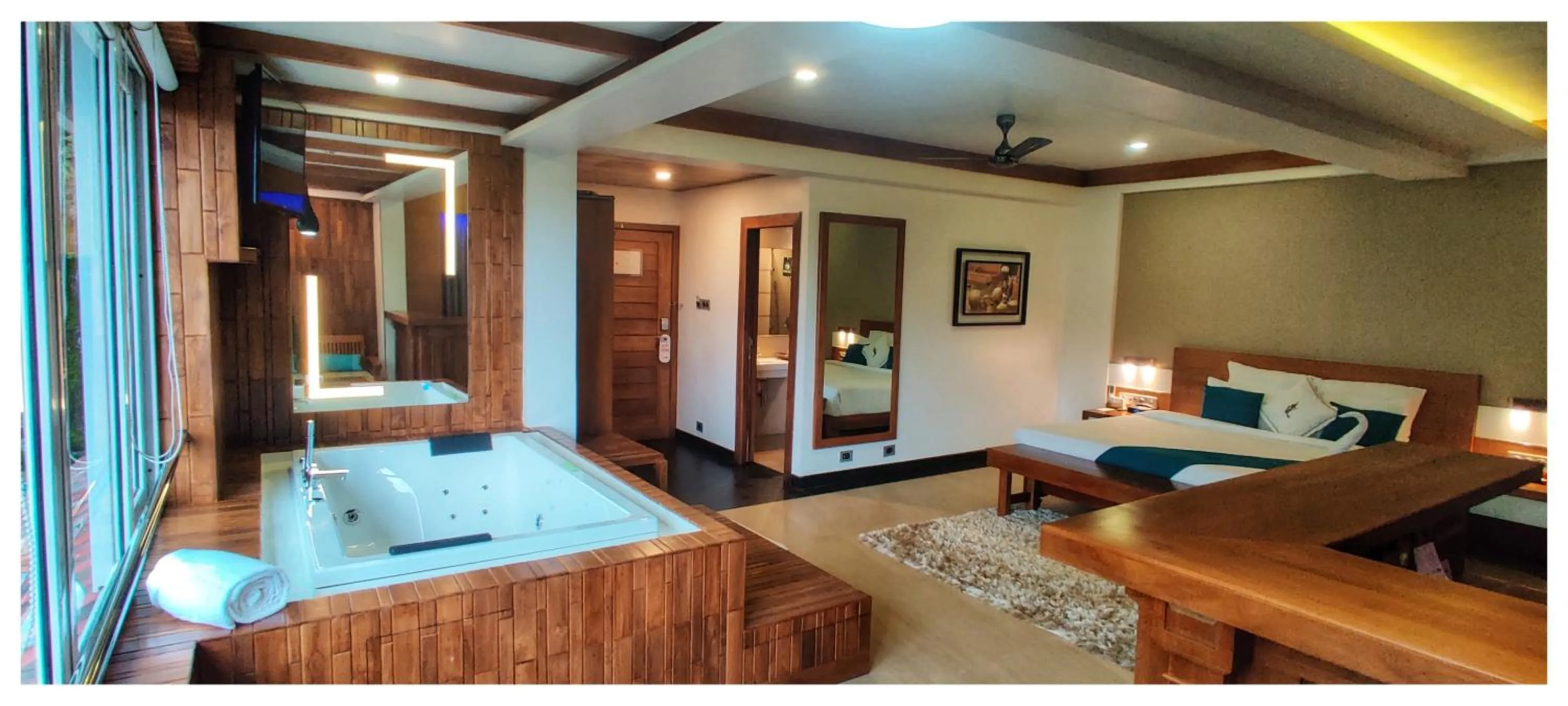 Bed in Chandys Windy Woods Munnar