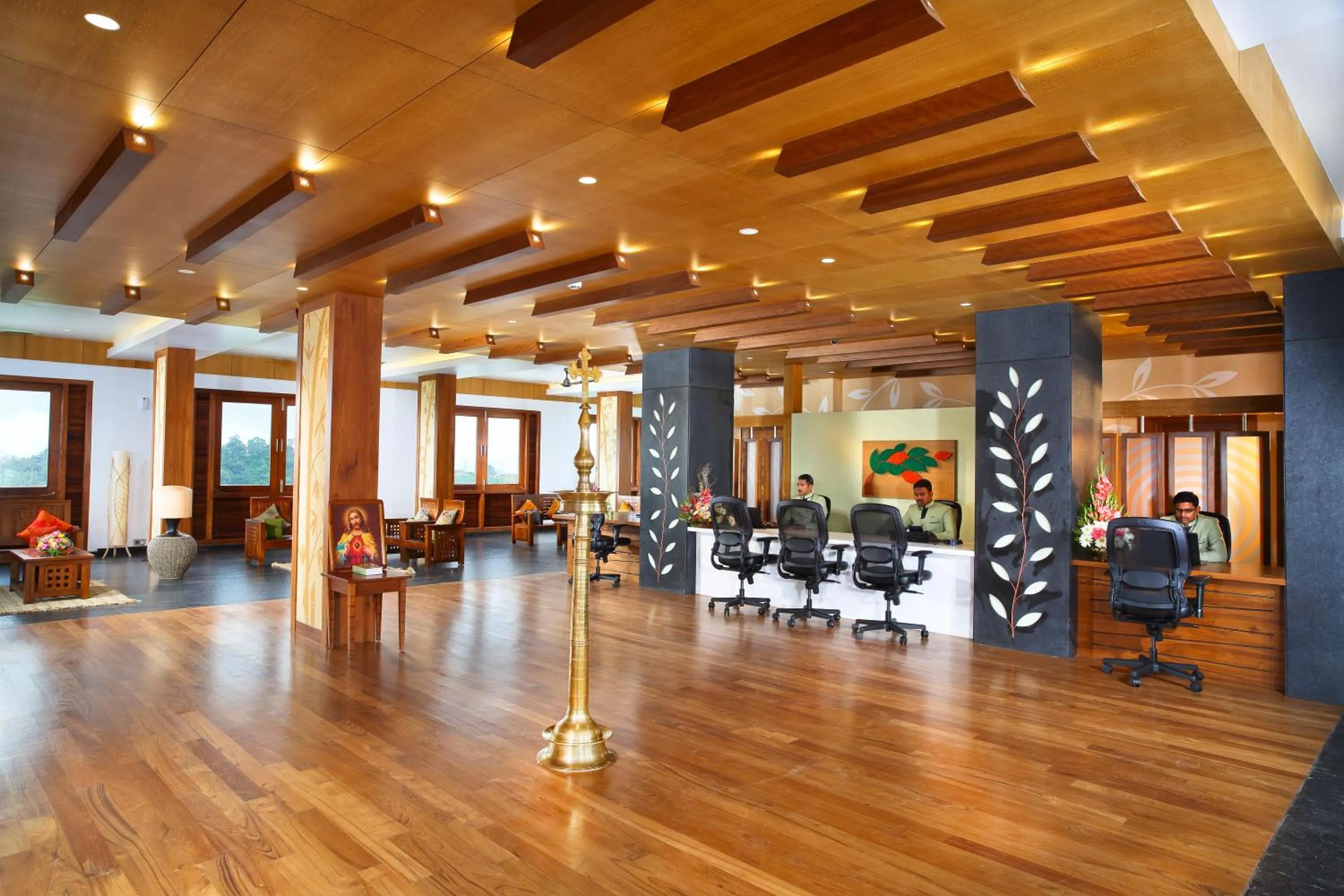 Lobby or reception in Chandys Windy Woods Munnar