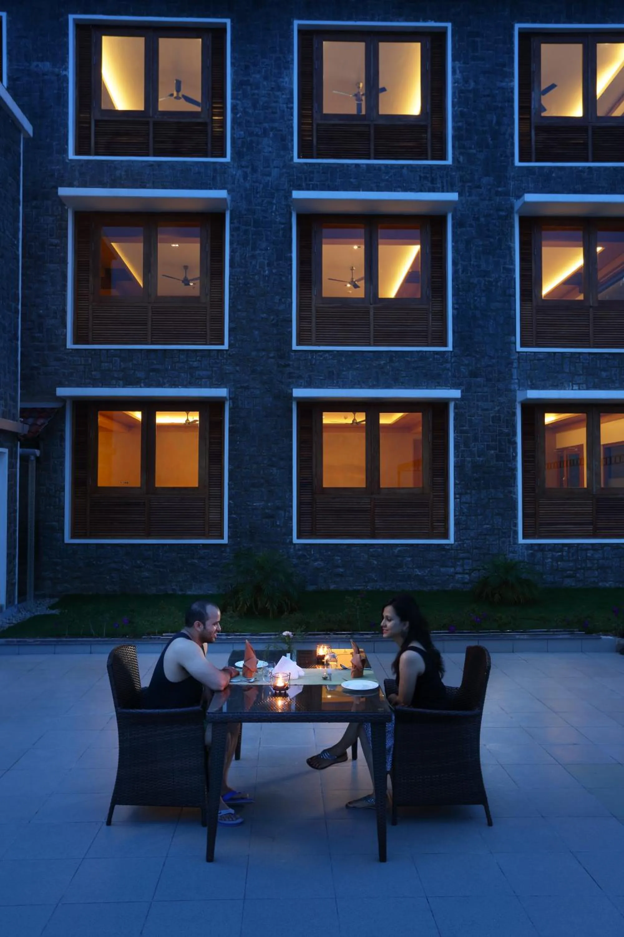 Dinner in Chandys Windy Woods Munnar