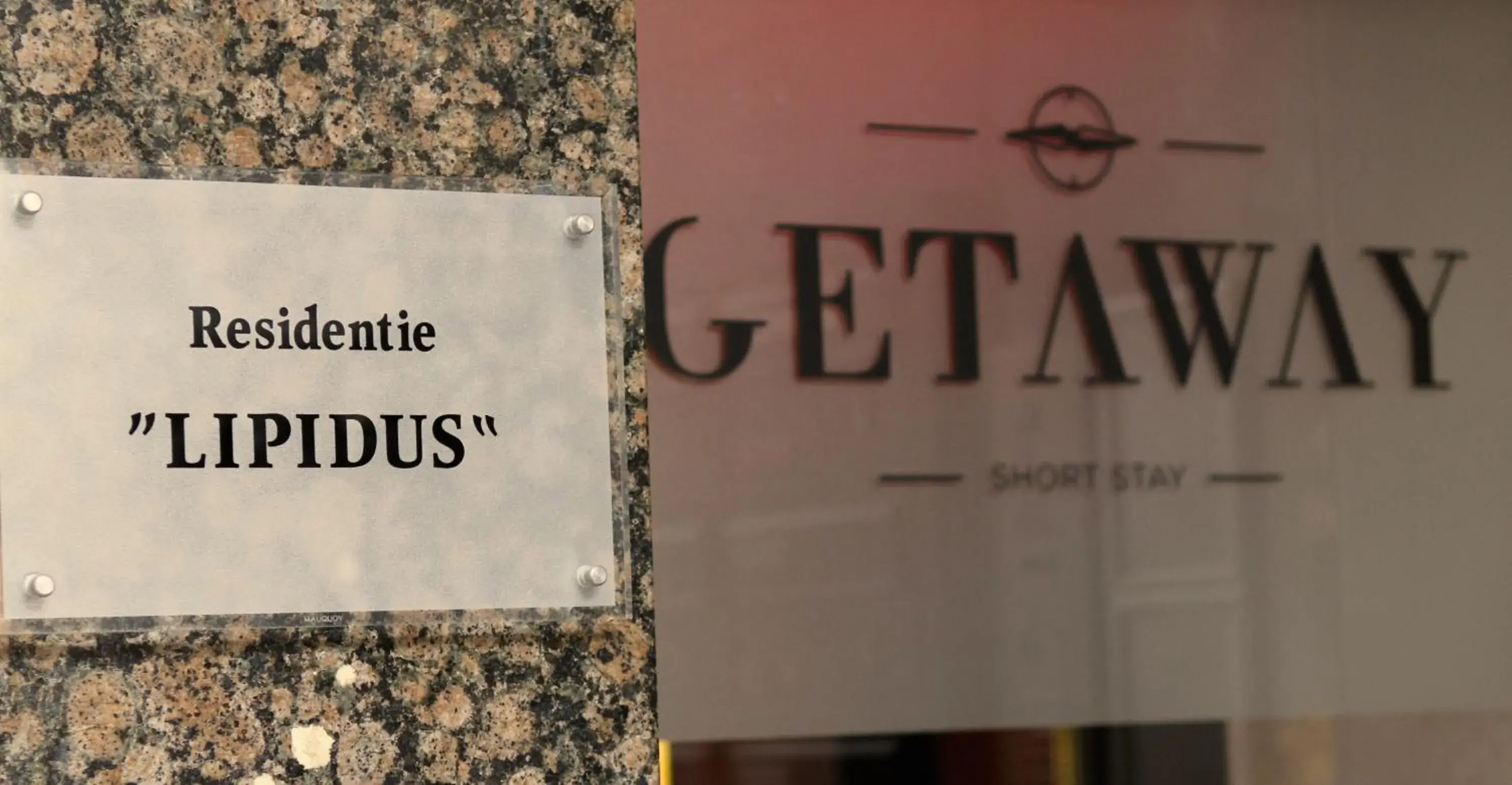 Facade/entrance in Getaway Leuven Facade/entrance in Getaway Leuven