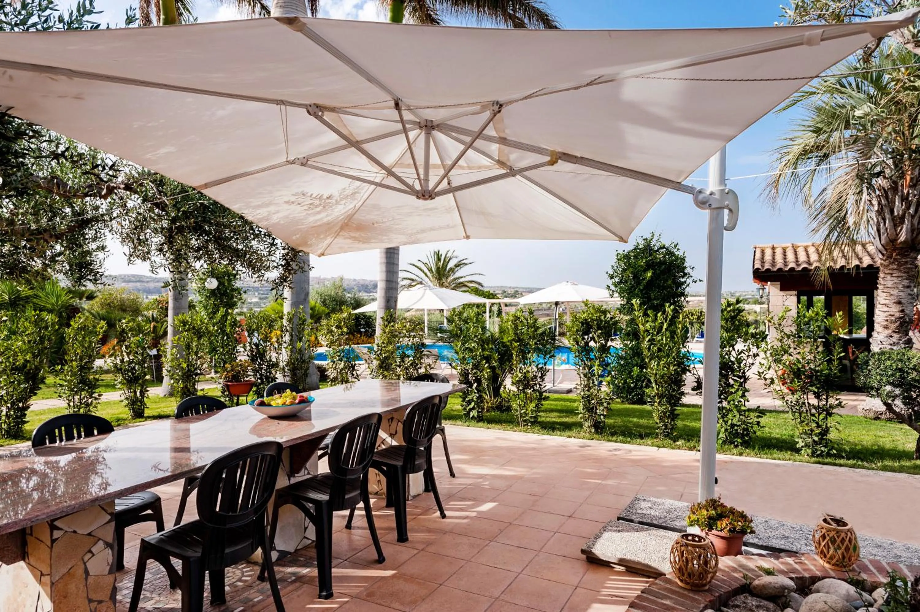 Patio in Valleforno Country House di Charme