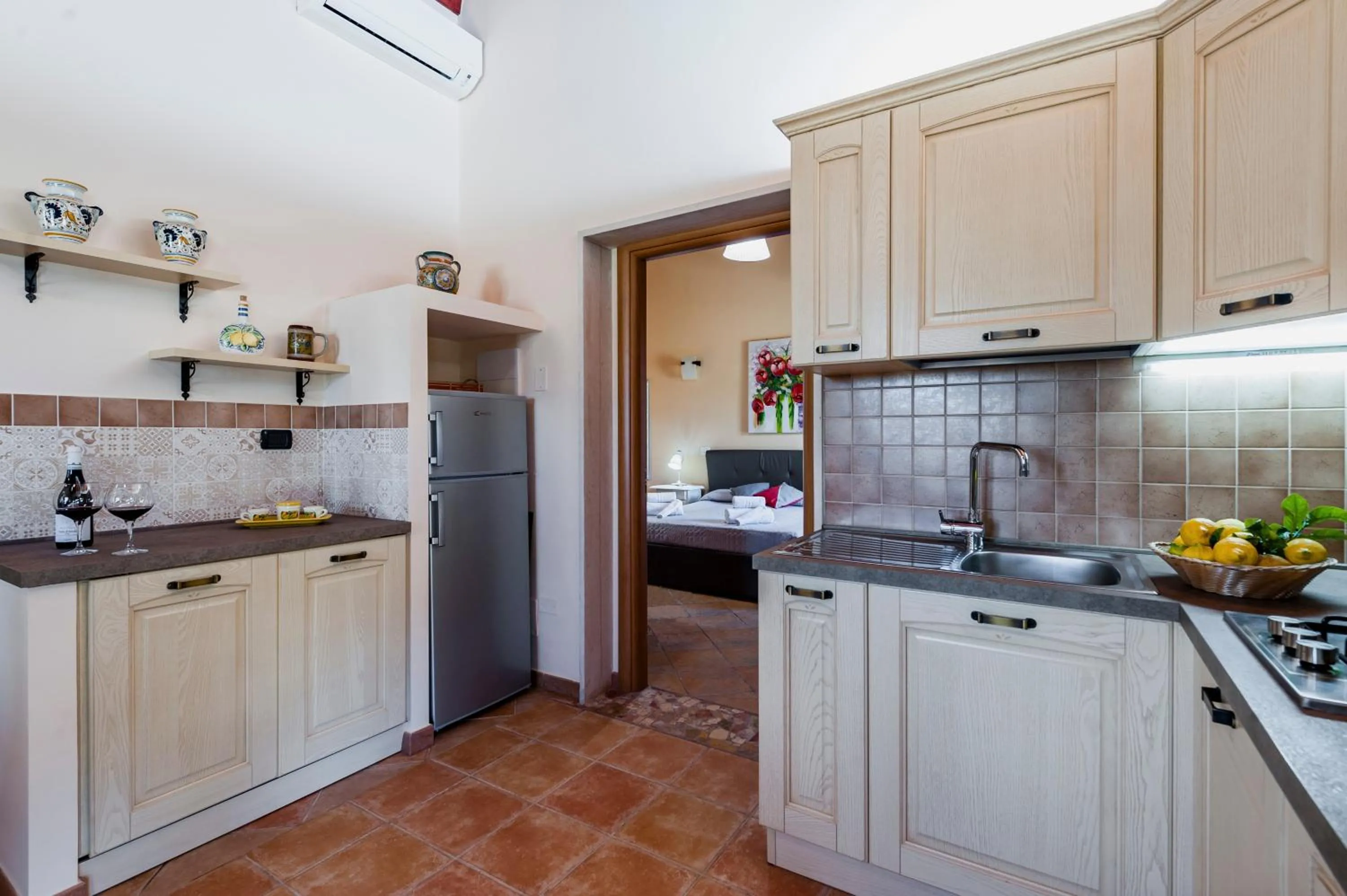kitchen in Valleforno Country House di Charme