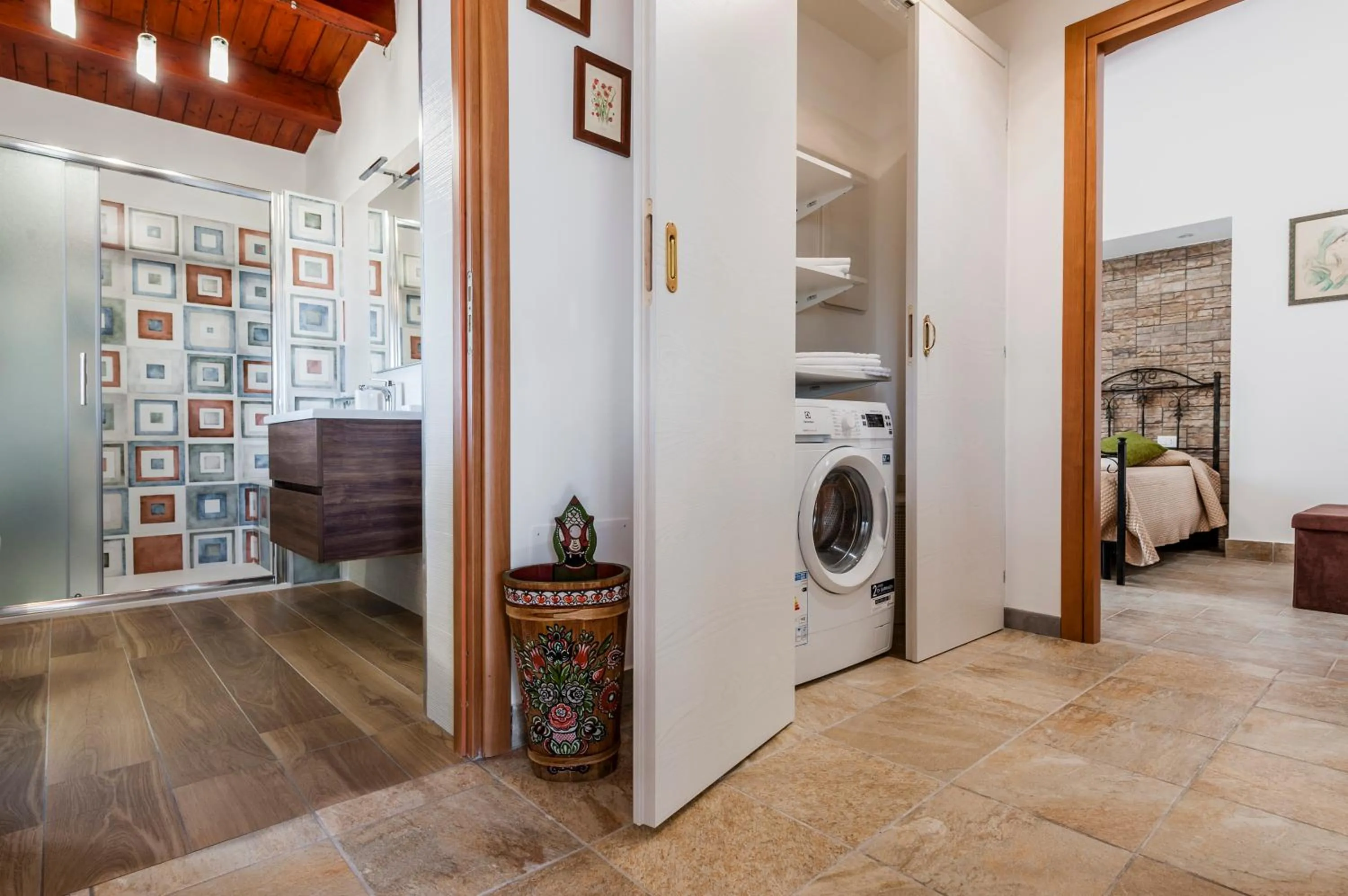 Bathroom in Valleforno Country House di Charme