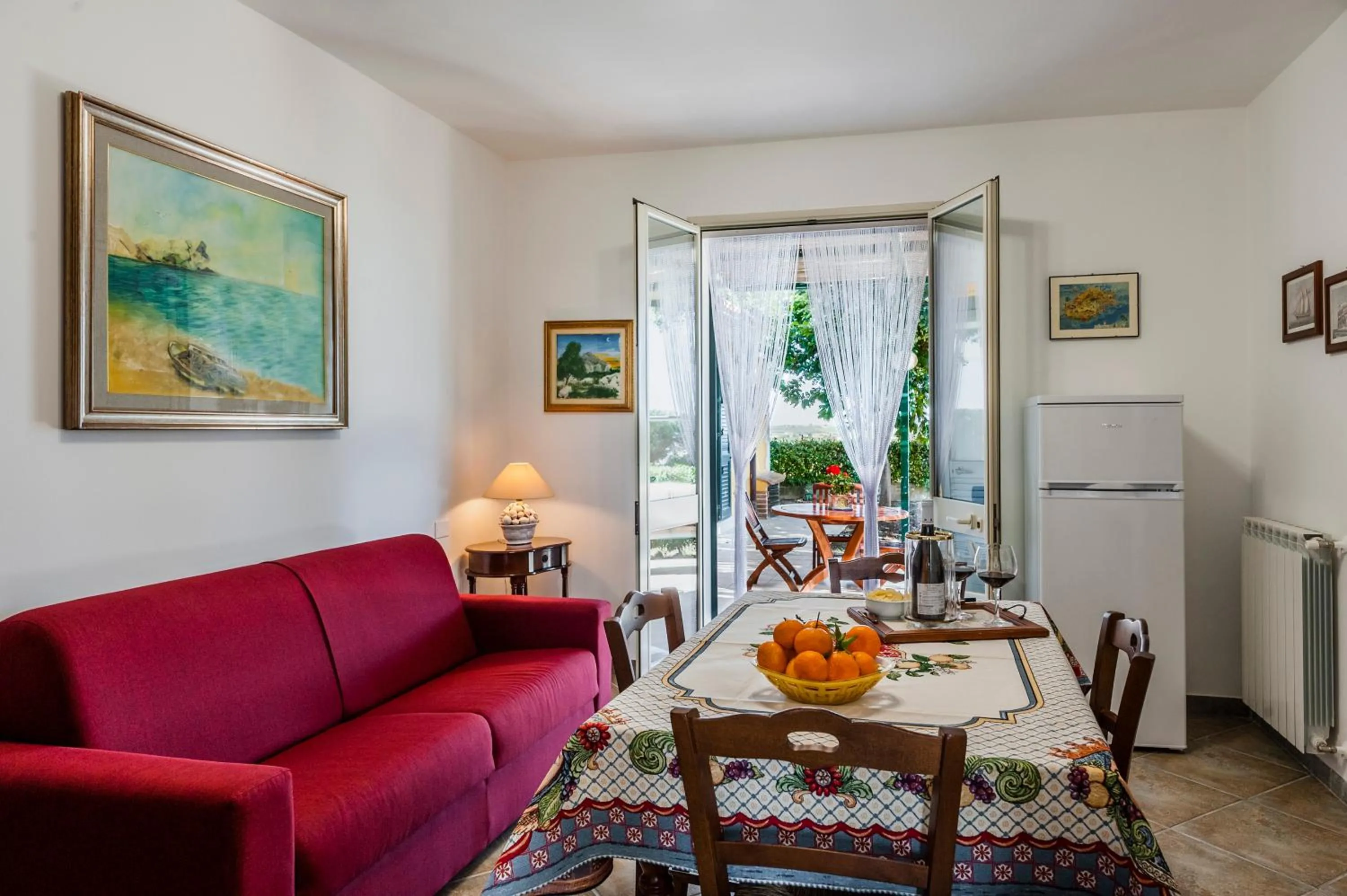 Living room in Valleforno Country House di Charme