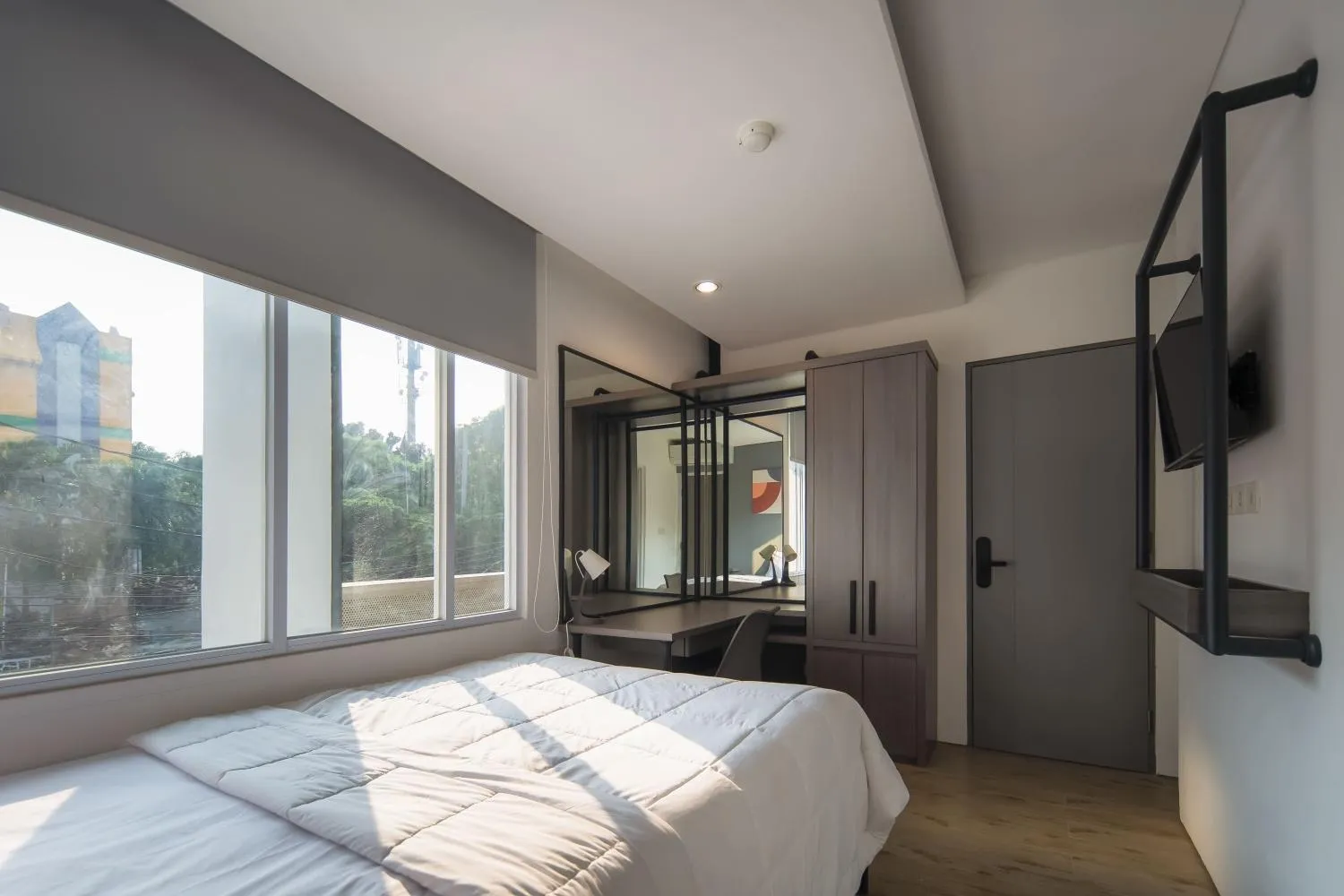 Bedroom, Bed in Cove Art Living