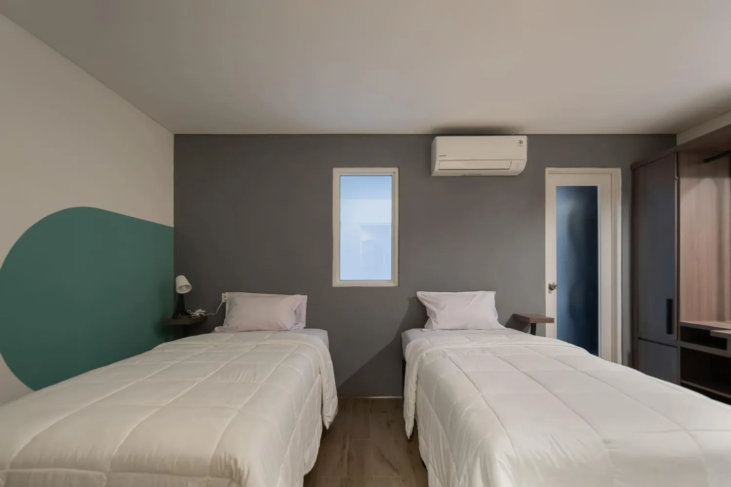 Bedroom, Bed in Cove Art Living