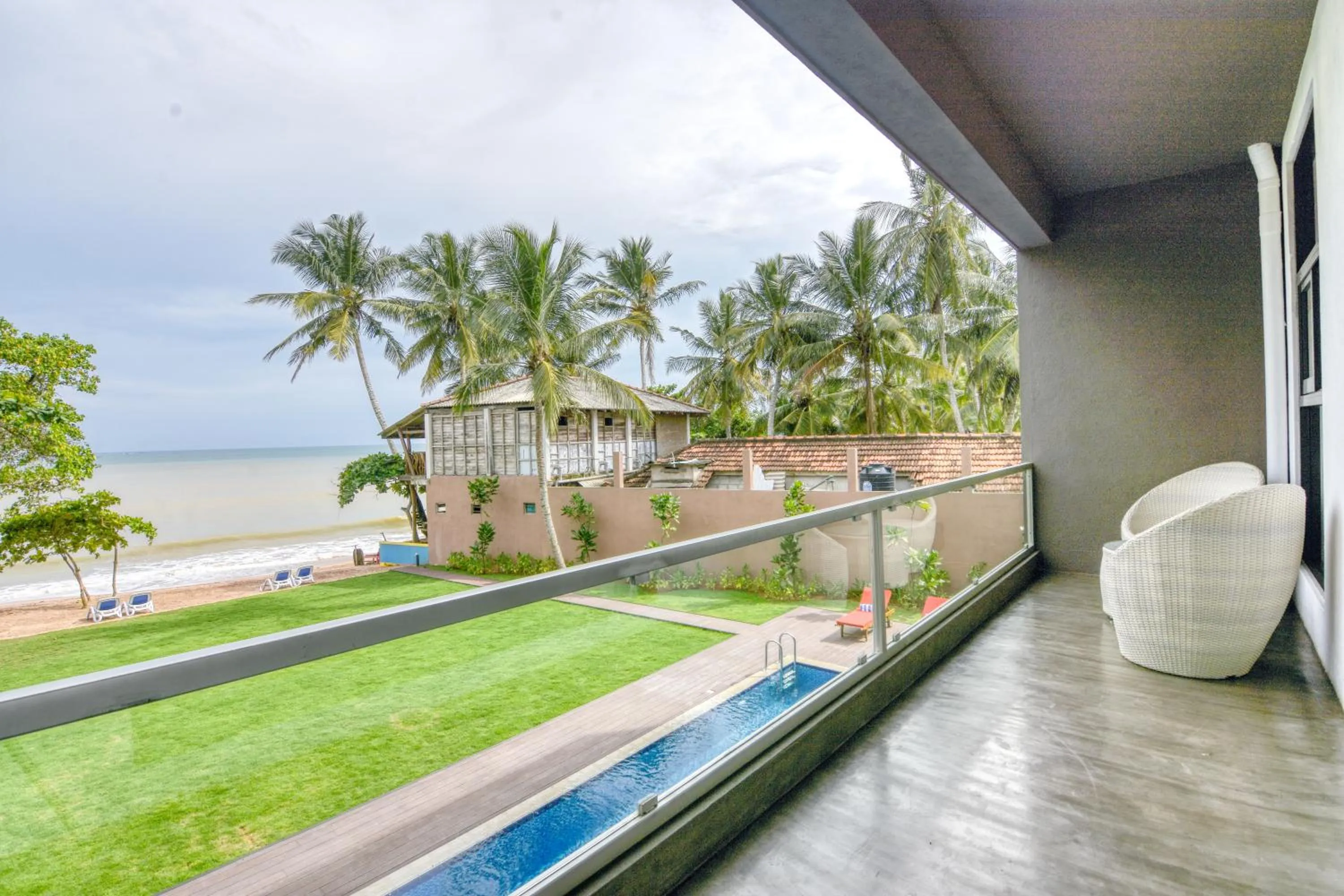 Balcony/Terrace in Golden Pearl Tangalle Beach