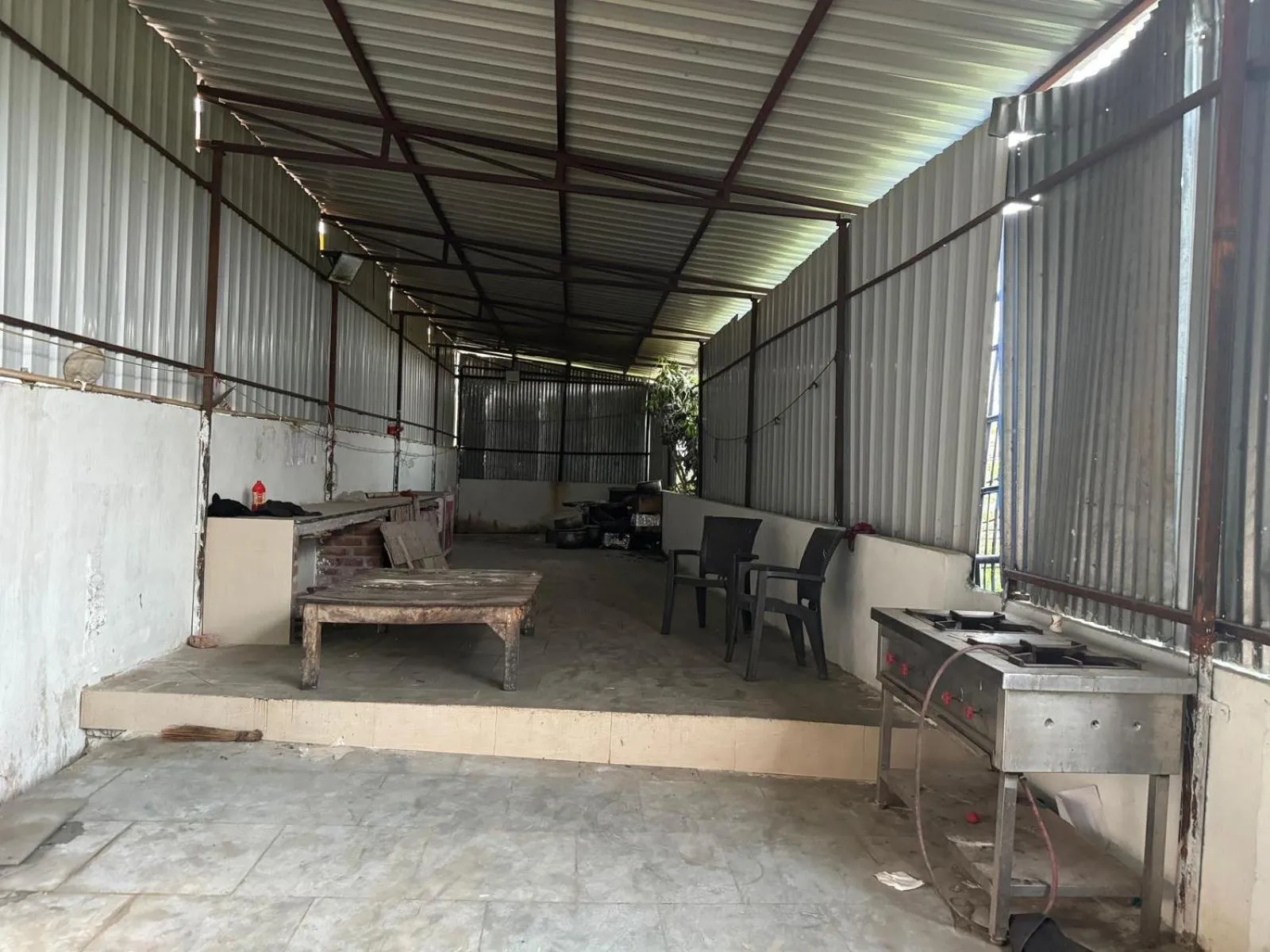 Kitchen or kitchenette in Raj Resort